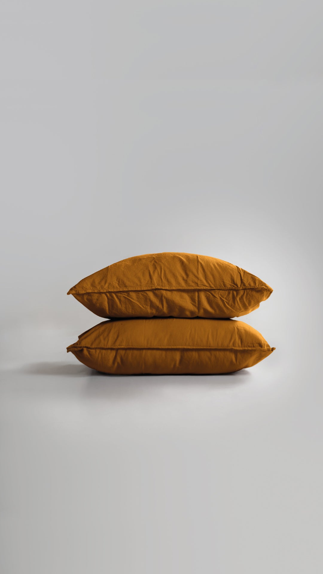 Stonewash 100% Yıkanmış Pamuk Nevresim Seti Mustard