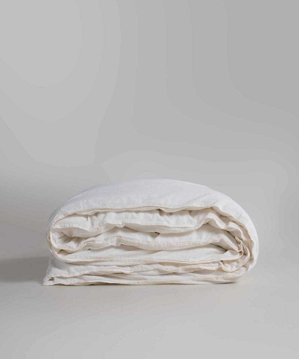 Stonewash 100% Yıkanmış Pamuk Nevresim Snow White