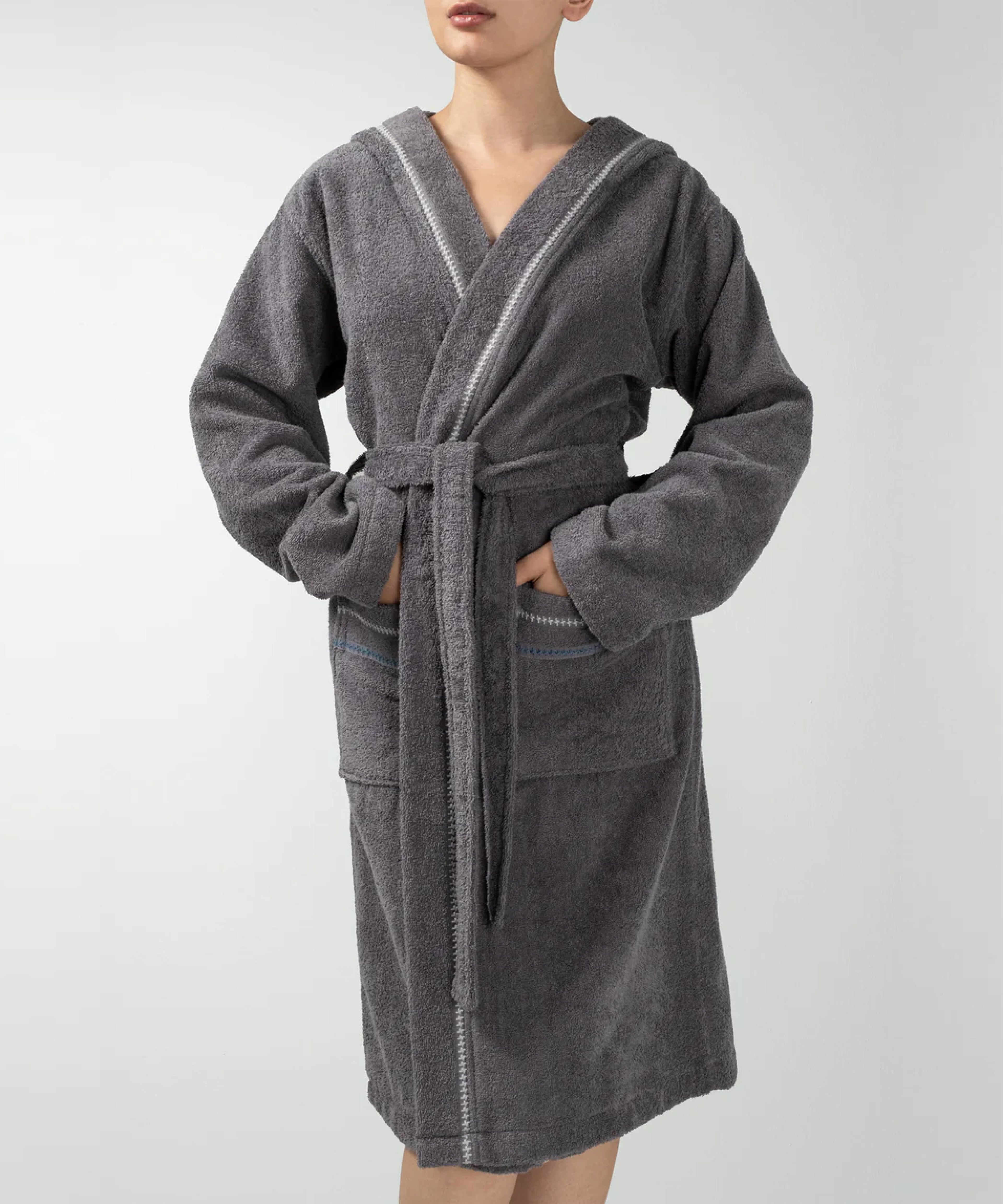 Profundo - Unisex Bornoz Grey