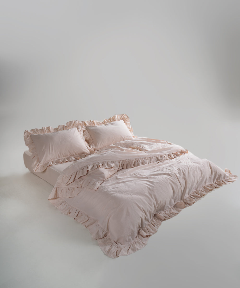 Stonewash 100% Yıkanmış Pamuk Exclusive Yastık Kılıfı Pristine