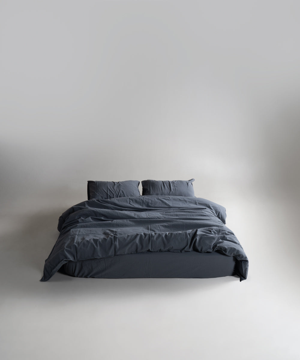 Stonewash 100% Yıkanmış Pamuk Nevresim Takımı Castle Rock