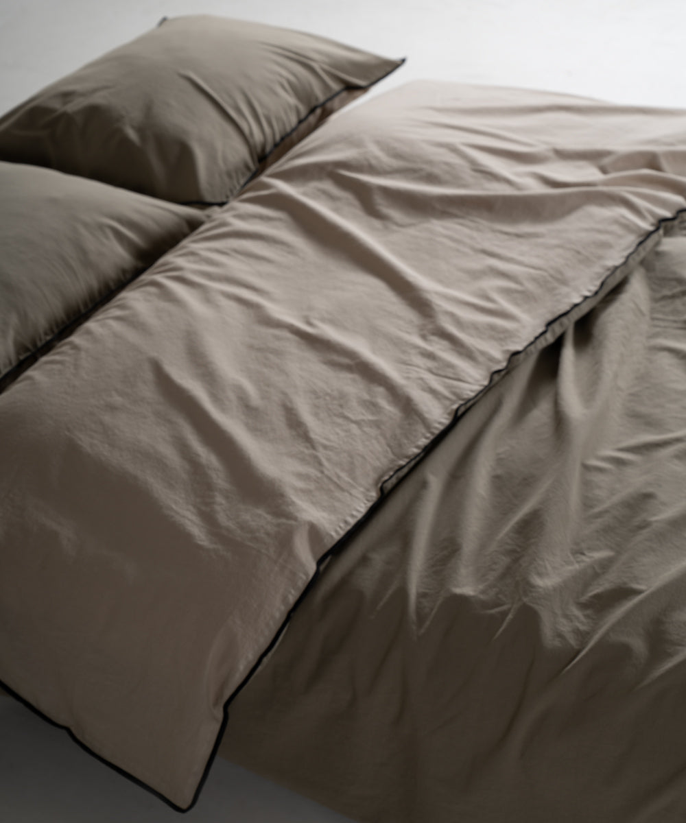 Essualte Doubleface %100 Pamuk Nevresim Takımı Akdeniz Yeşili / Oxford Tan