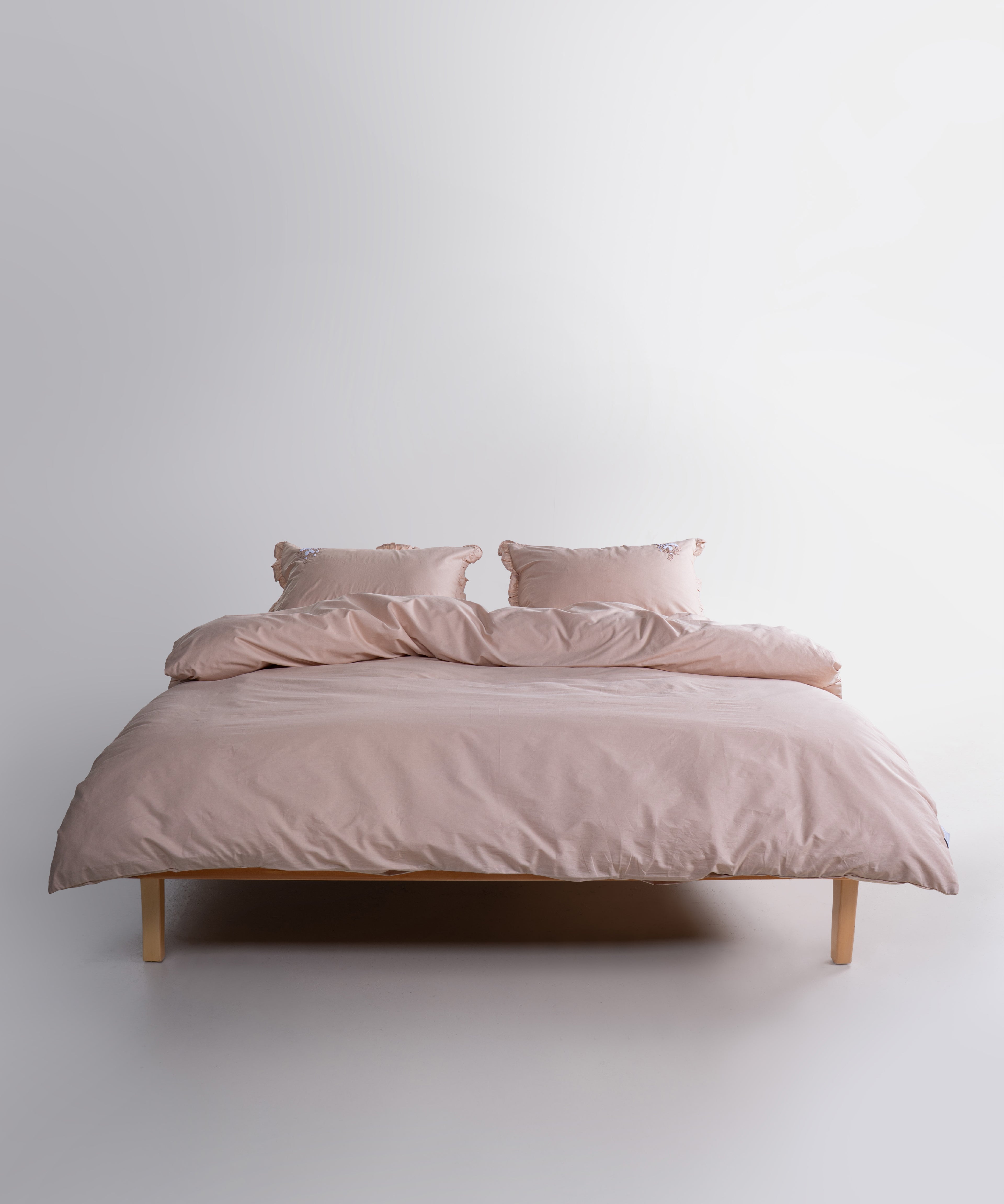 Prima %100 Pamuk El Nakışlı Nevresim Takımı - Jolie Bej