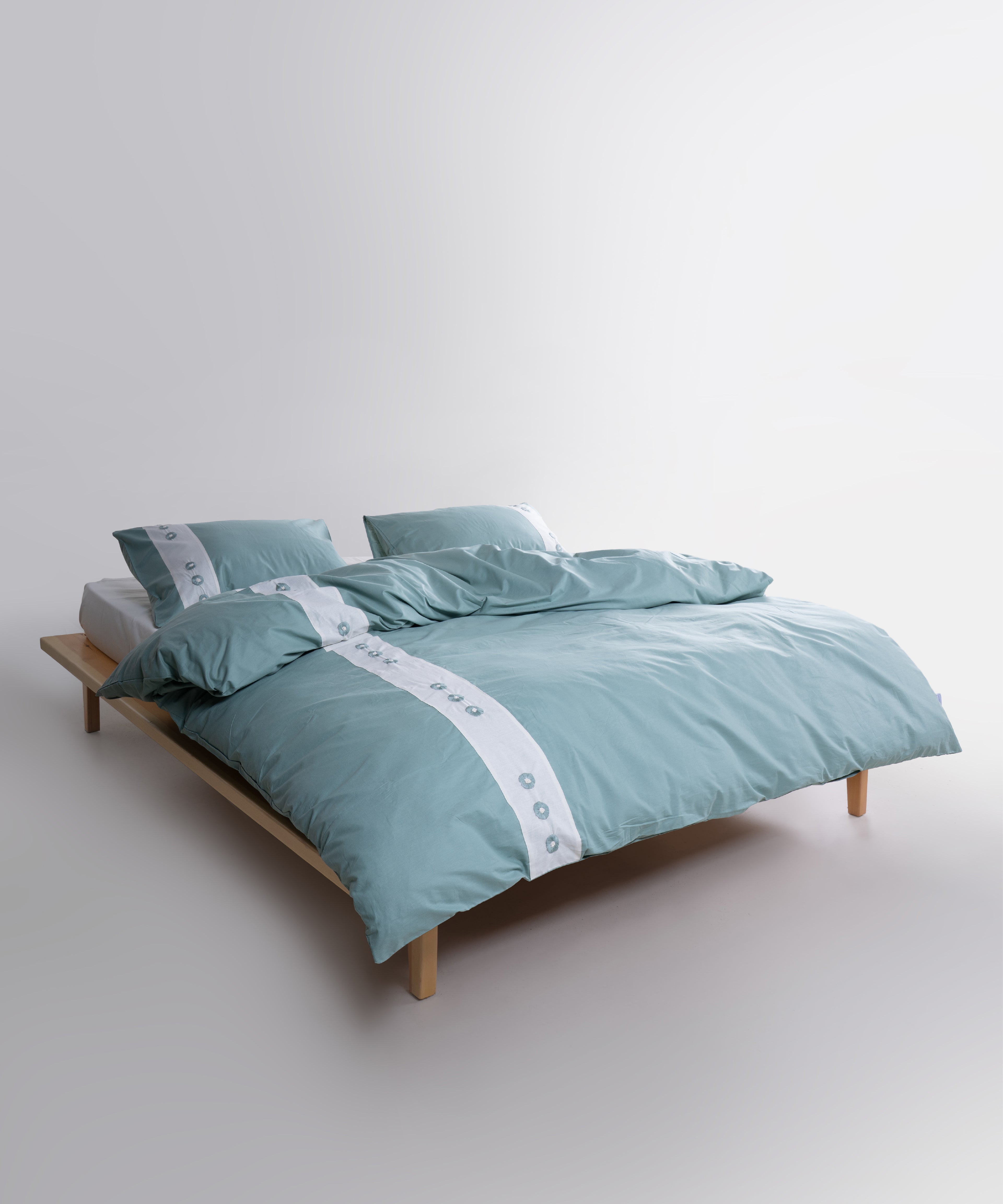 Prima %100 Pamuk El Nakışlı Nevresim Takımı - Daisy Green