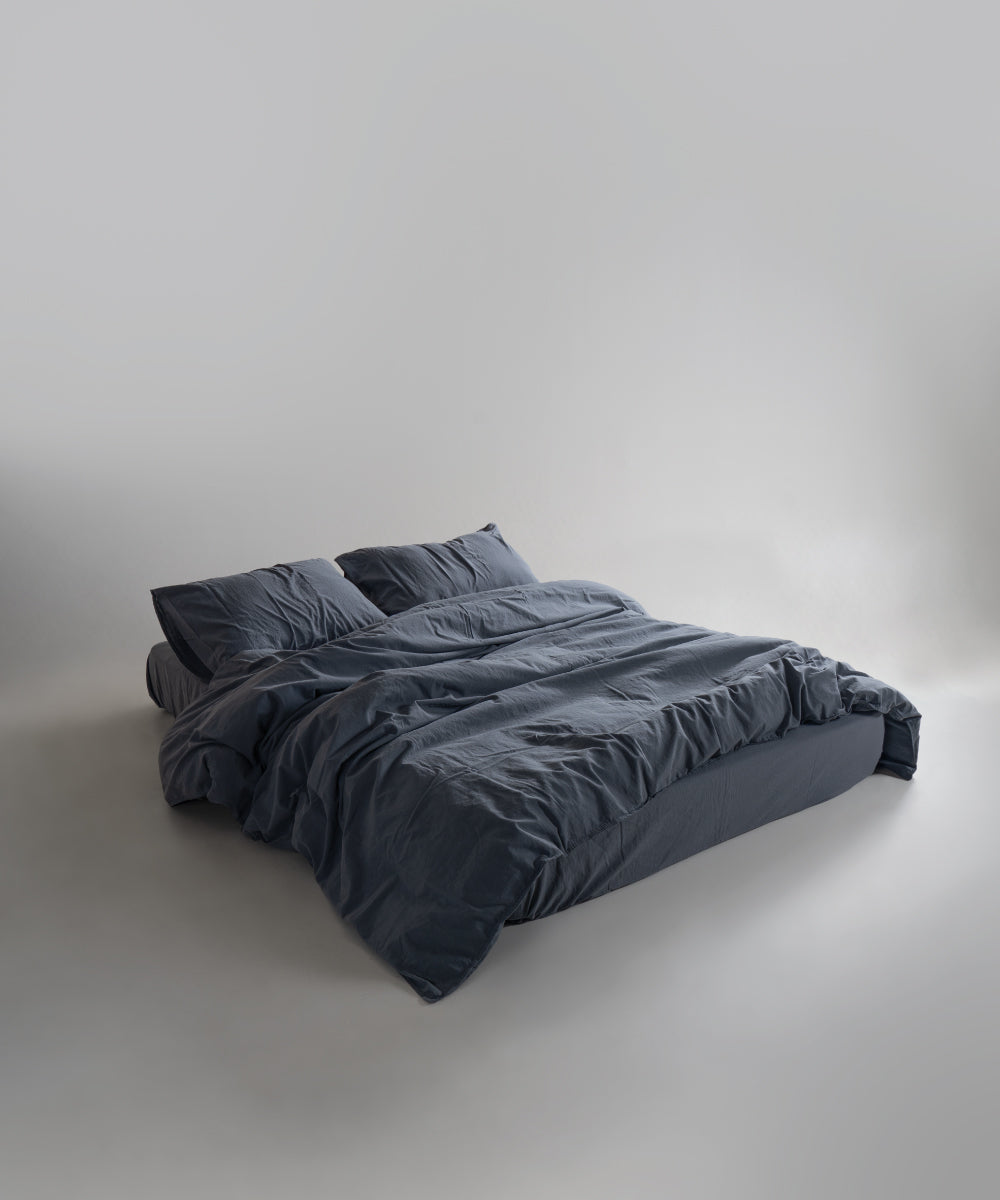 Stonewash 100% Yıkanmış Pamuk Nevresim Takımı Castle Rock