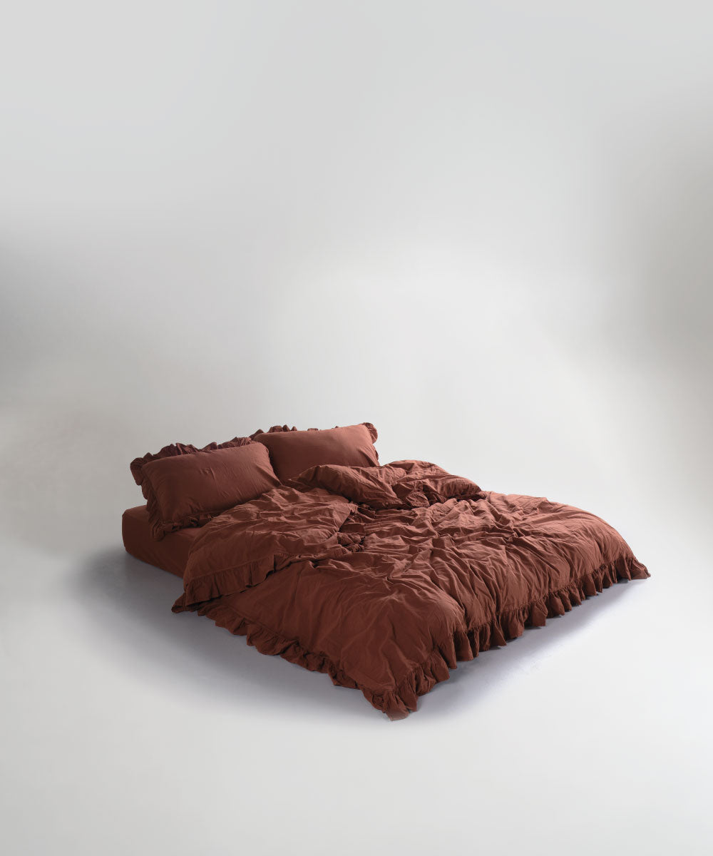 Stonewash 100% Yıkanmış Pamuk Exclusive Nevresim Autumn