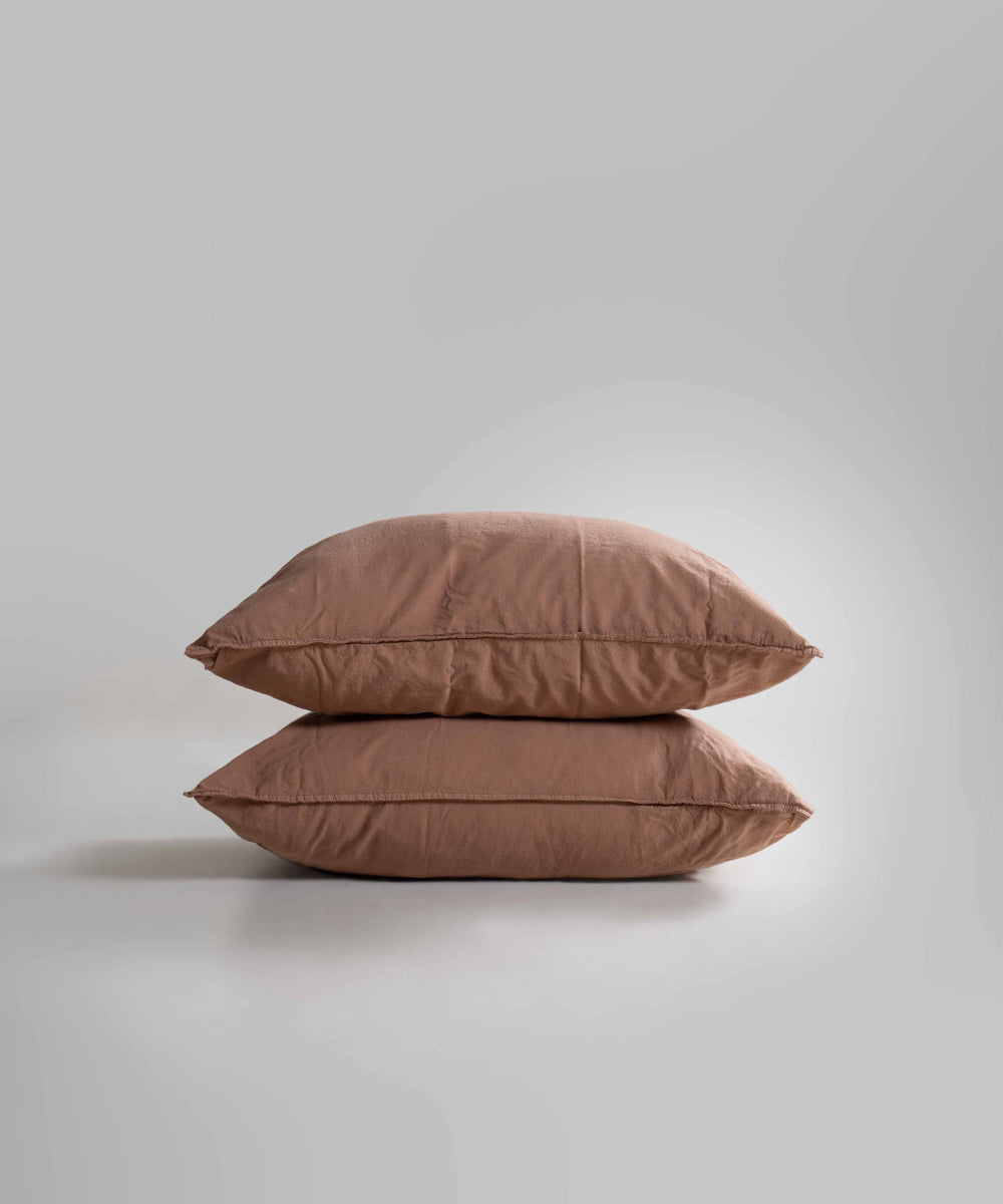 Stonewash 100% Yıkanmış Pamuk Yastık Kılıfı Commencer