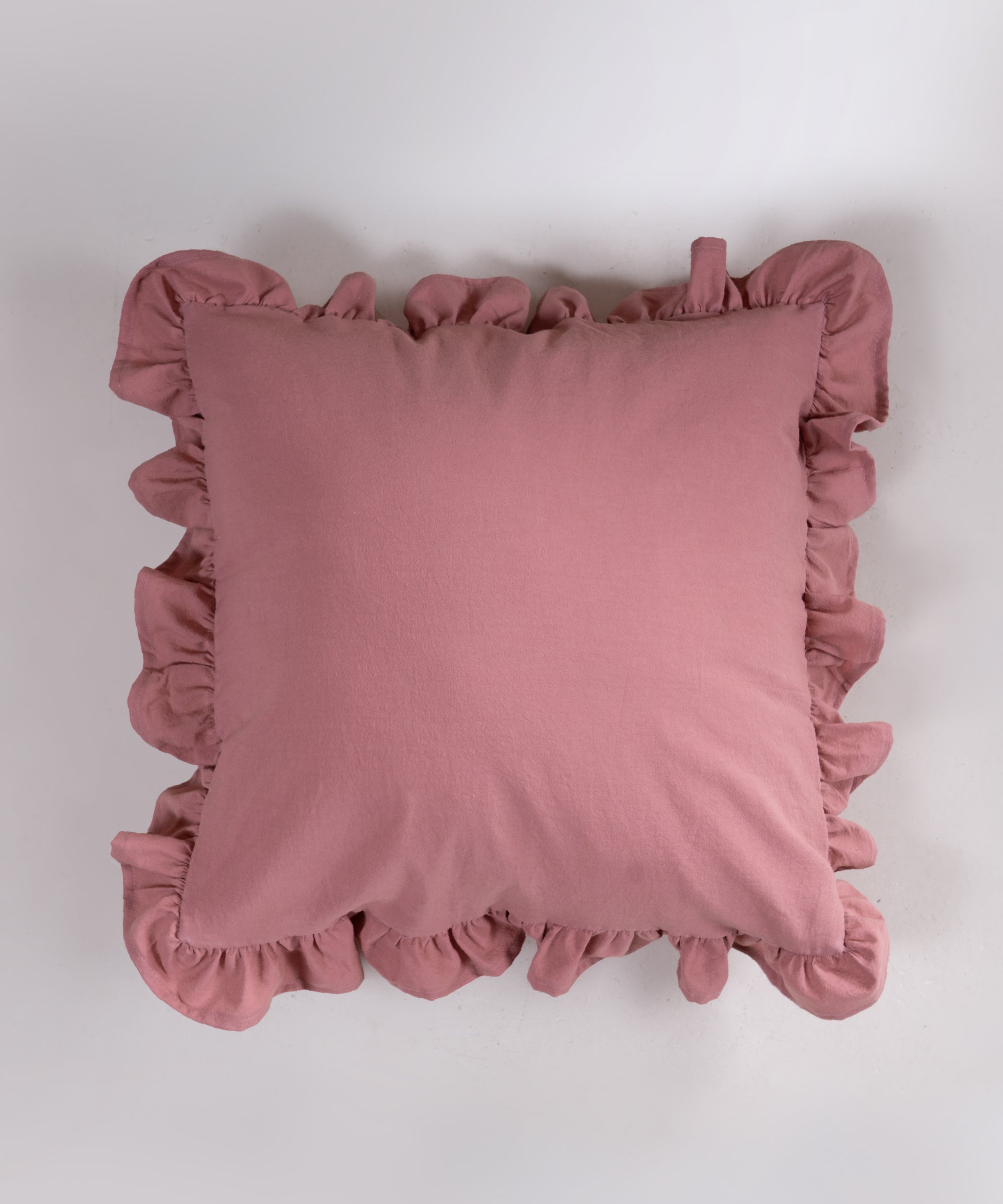 Stonewash %100 Pamuk Exclusive Kırlent Old Rose - 45X45cm