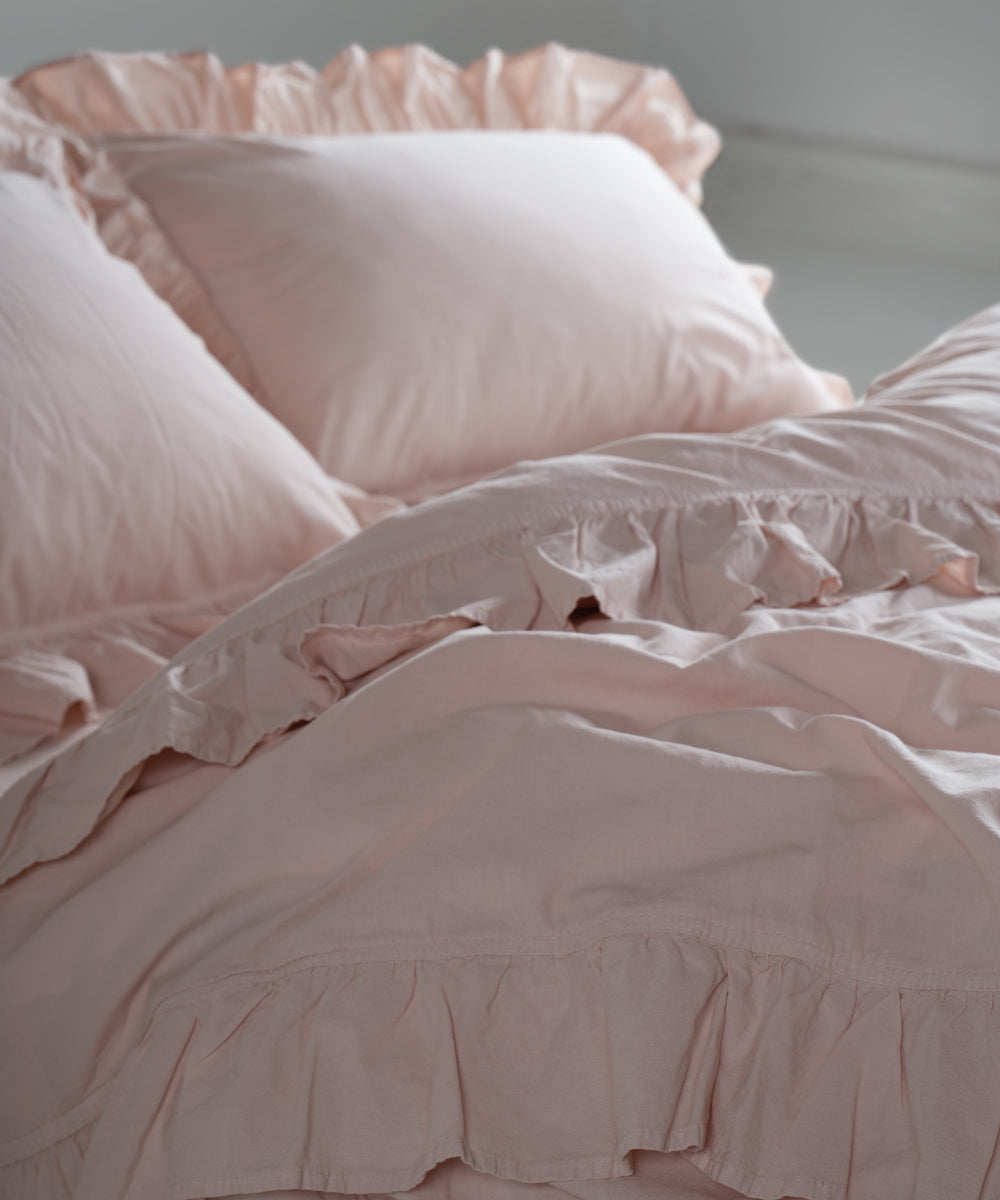 Stonewash 100% Yıkanmış Pamuk Exclusive Nevresim Takımı Pristine