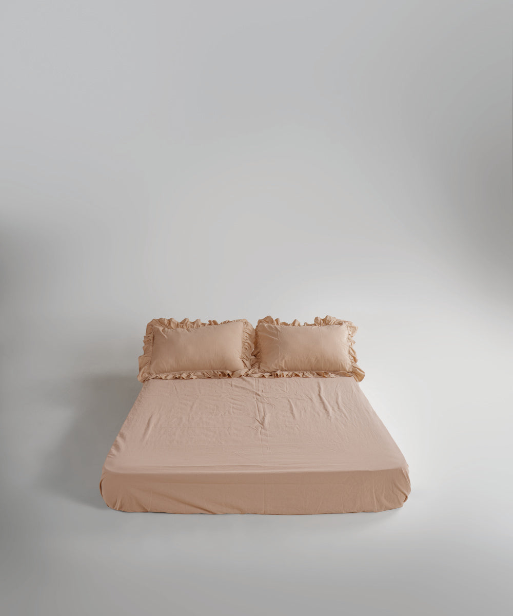 Stonewash 100% Yıkanmış Pamuk Exclusive Nevresim Takımı Akdeniz Beji