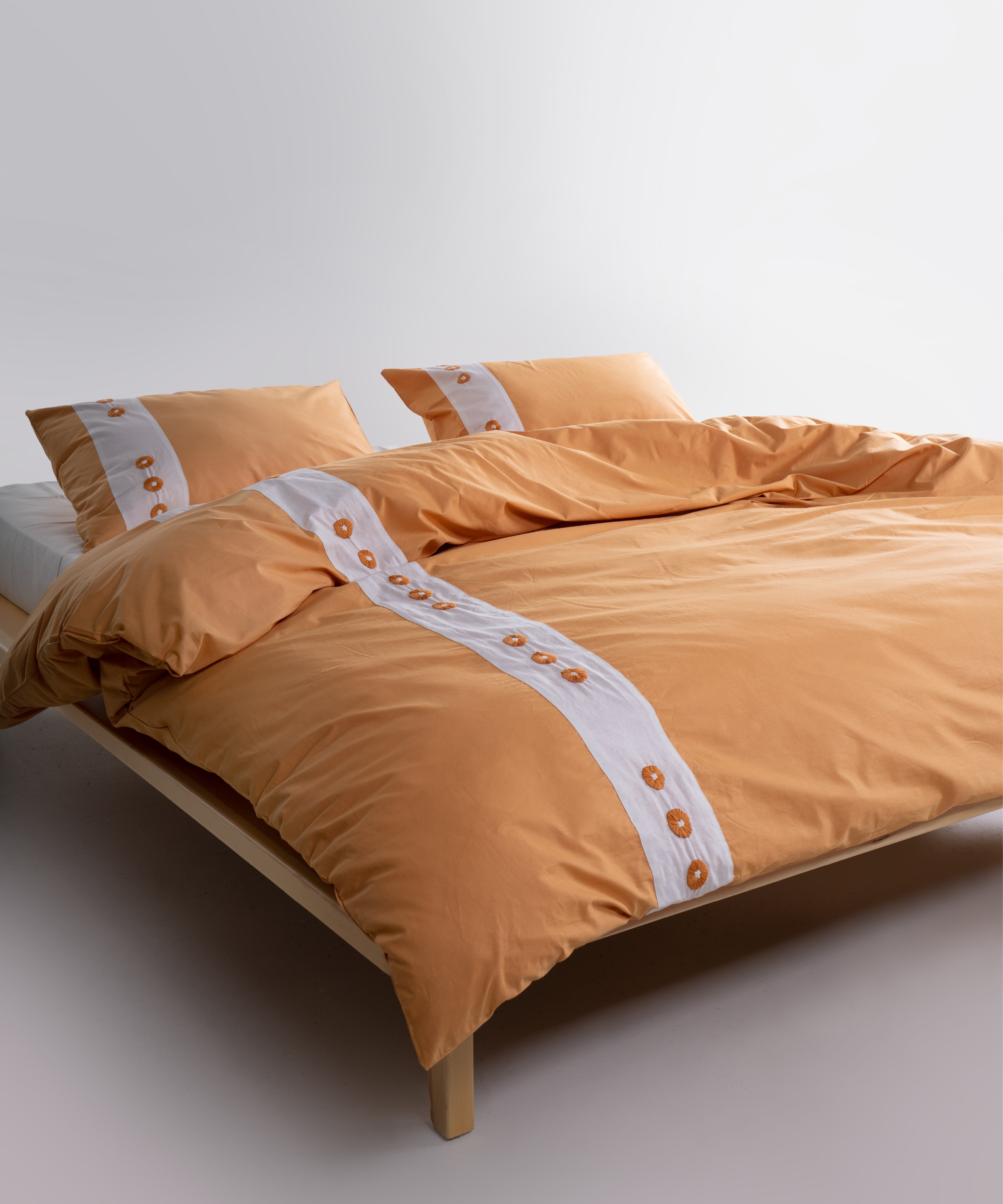 Prima %100 Pamuk El Nakışlı Nevresim Takımı - Daisy Hardal