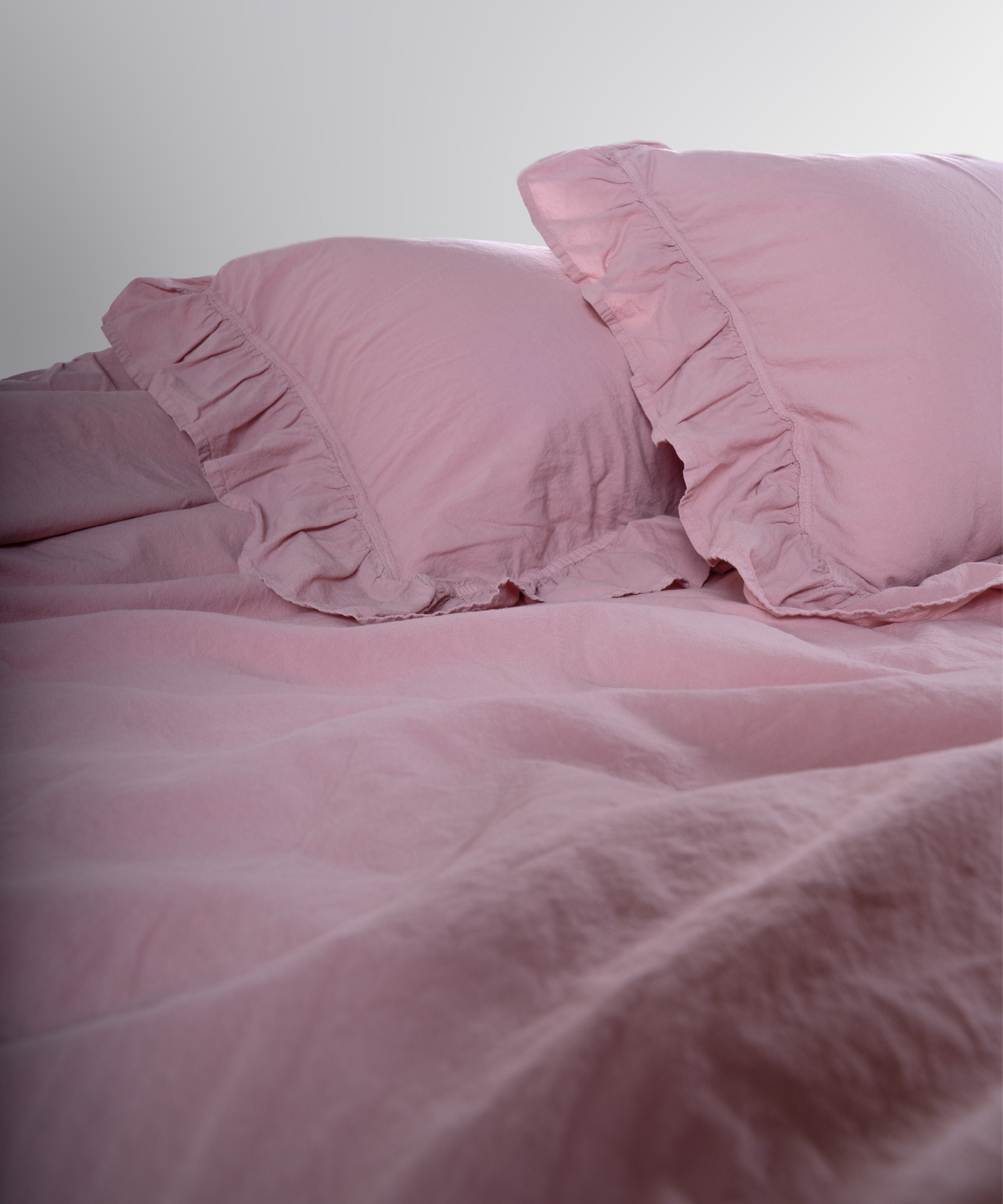 Stonewash 100% Yıkanmış Pamuk Exclusive Nevresim Takımı Pale Mavue