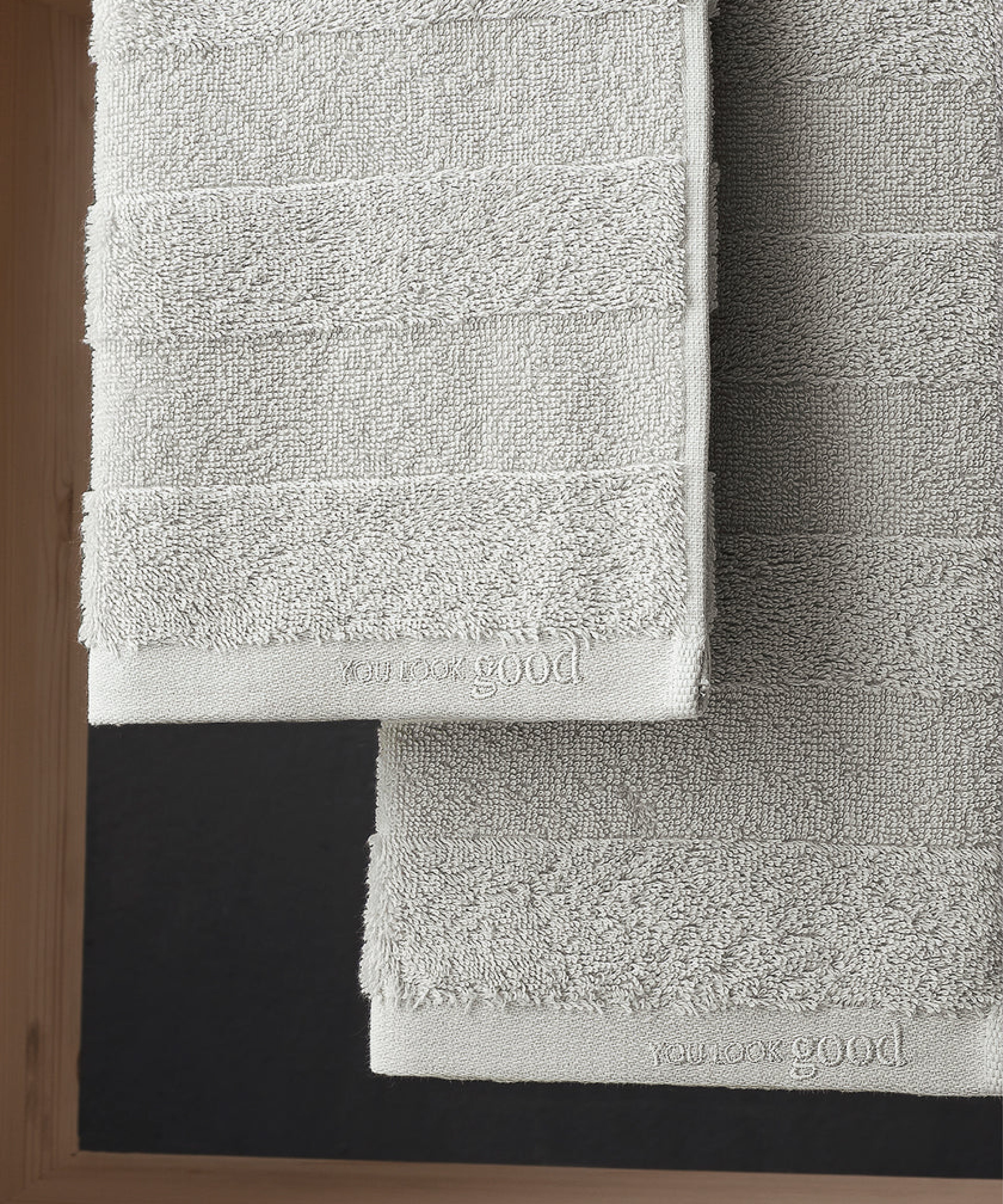 Mons Set - 50x90cm 1 Havlu + 70x140cm 1 Havlu Stone