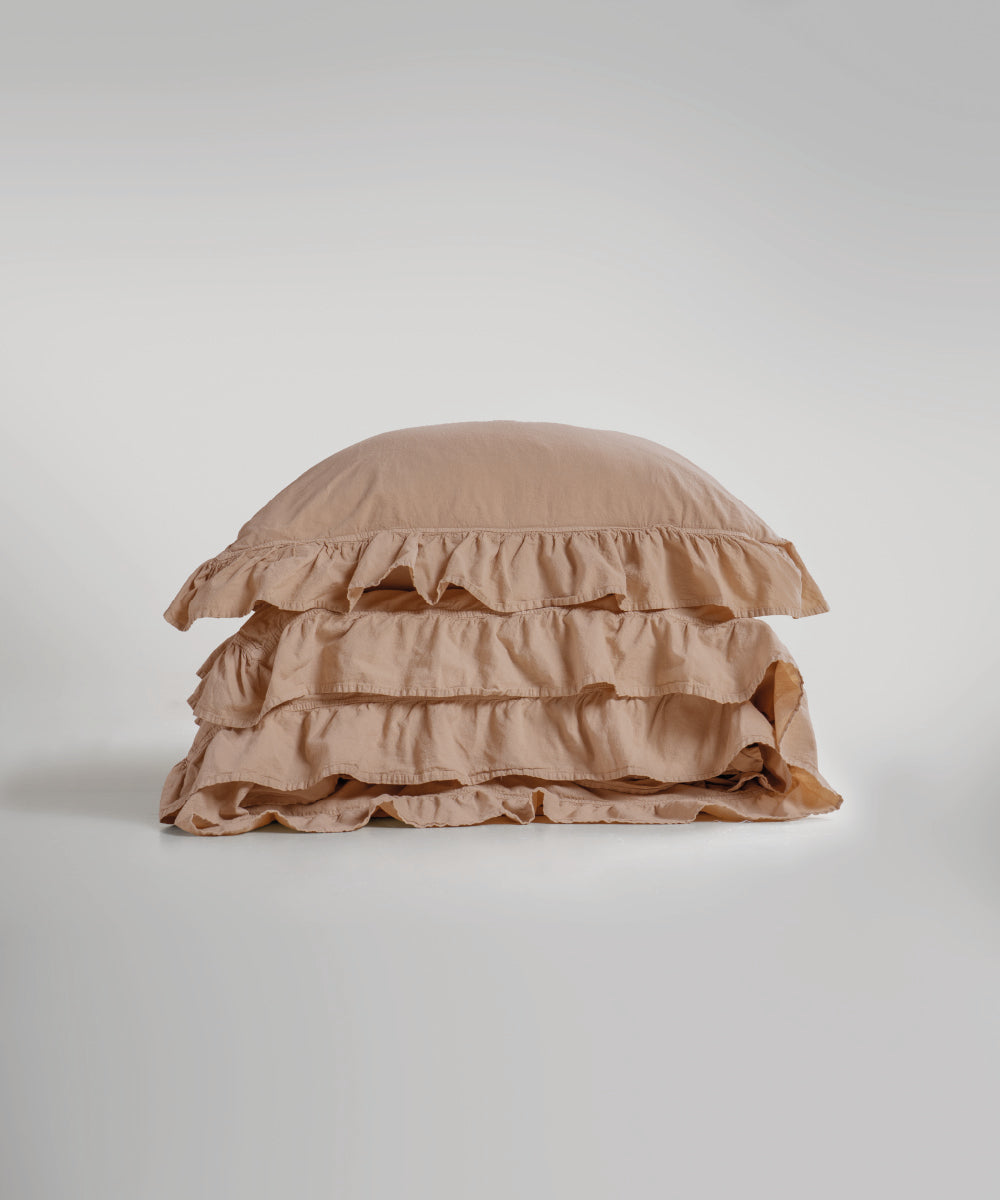 Stonewash 100% Yıkanmış Pamuk Exclusive Nevresim Takımı Akdeniz Beji