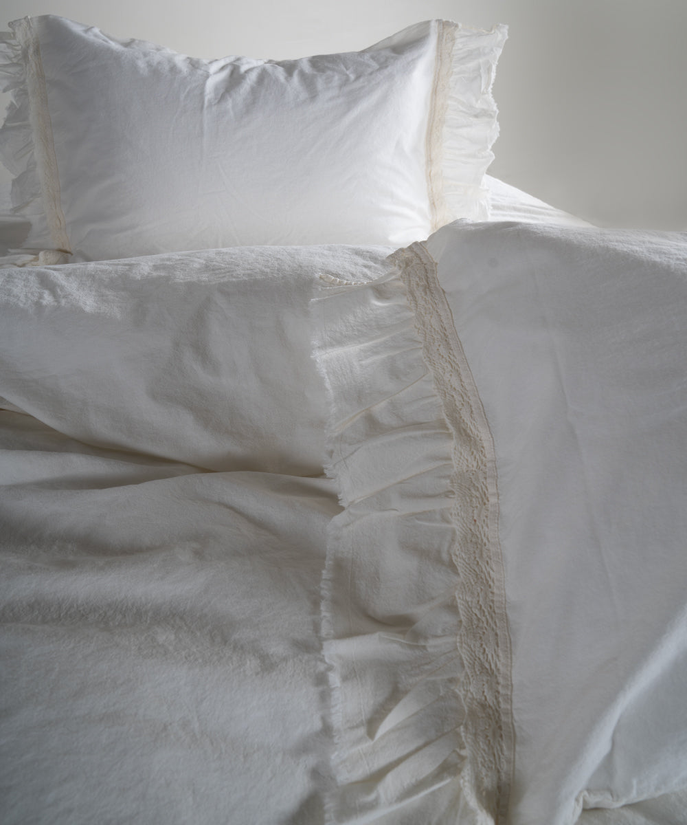 %100 Pamuk Stonewash Nevresim Takımı - Francesca Snow White