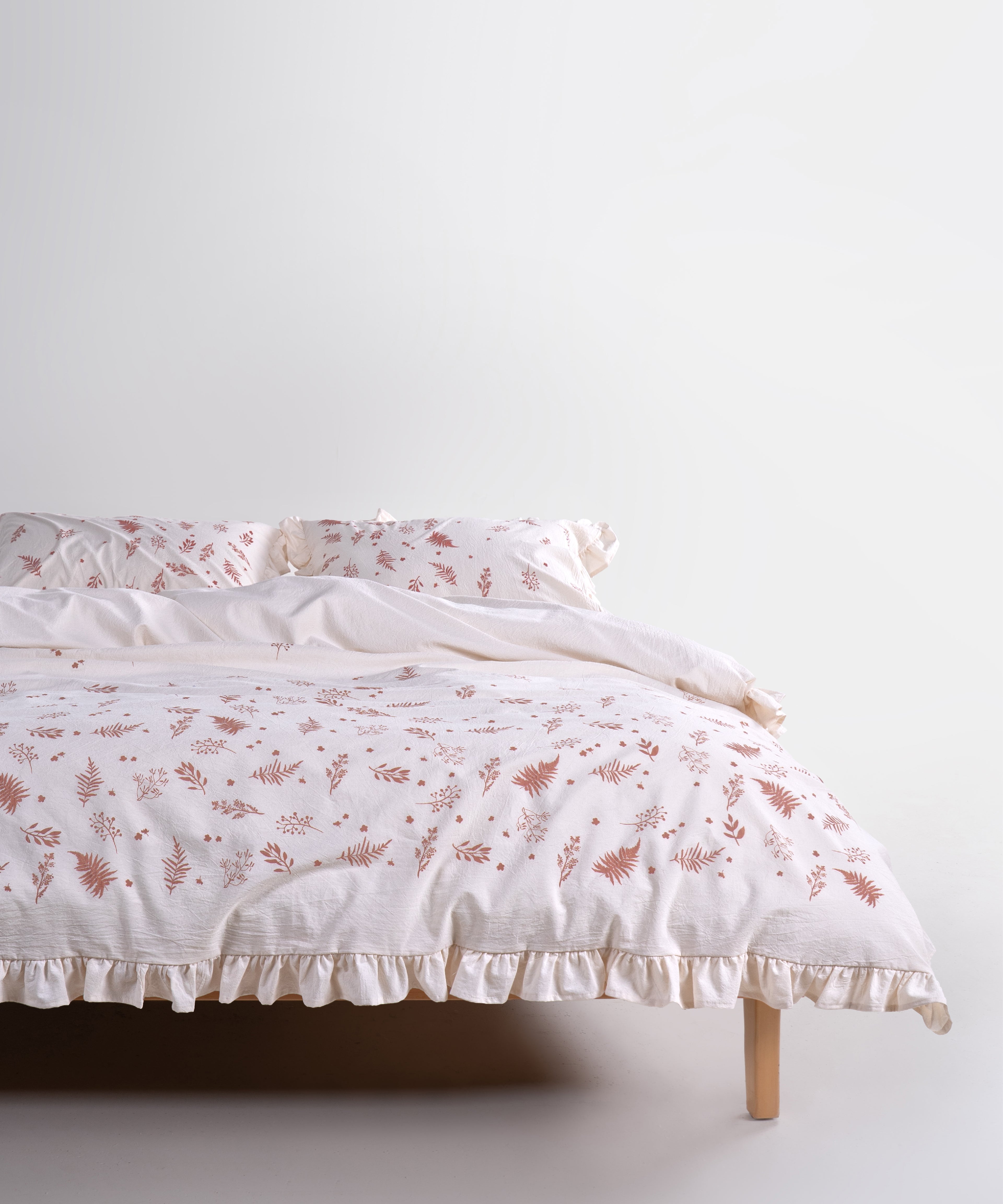 Botanic Veil Autum 100% Pamuk Garmentwash Nevresim Takımı