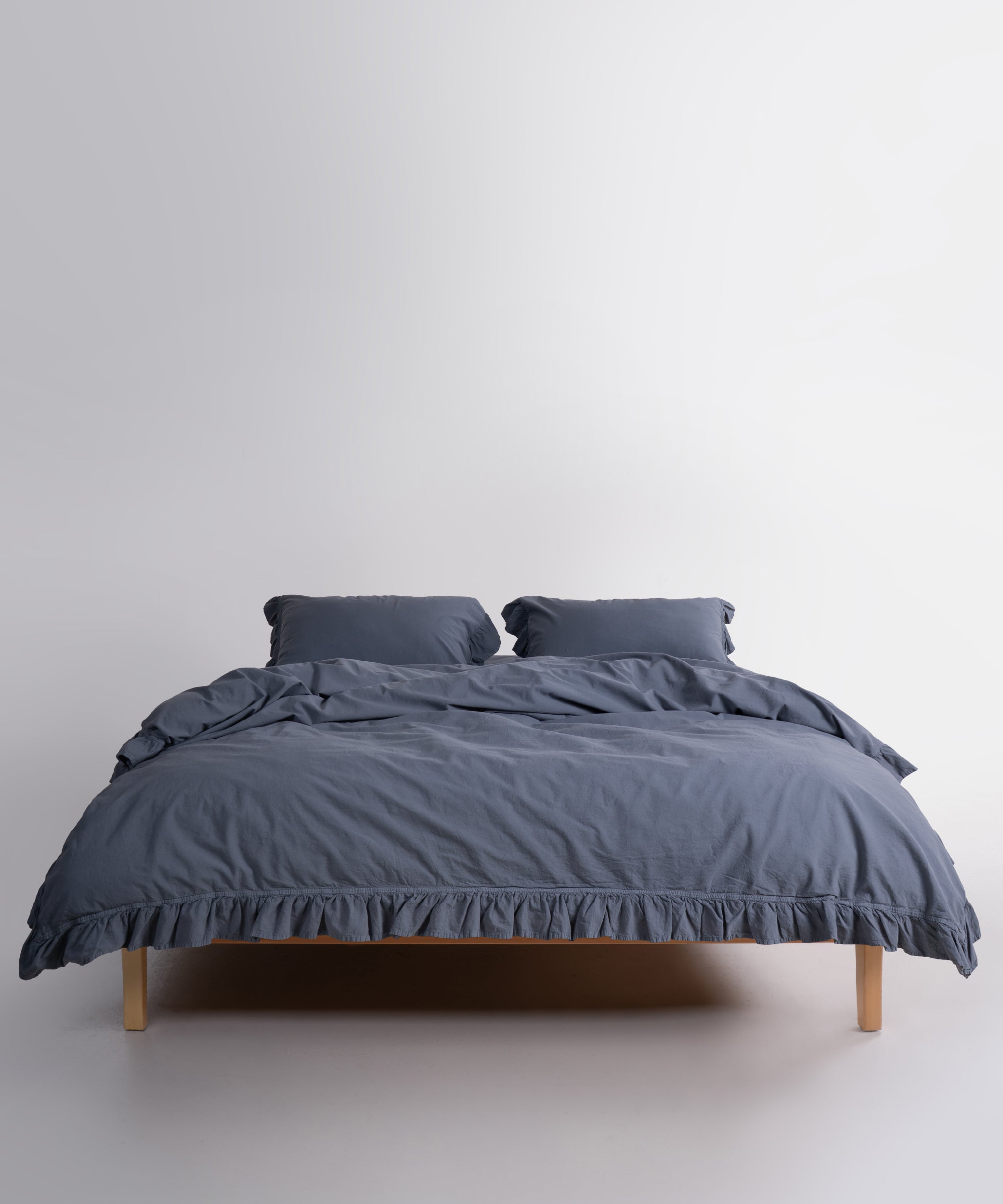 Exclusive Stonewash 100% Yıkanmış Pamuk Nevresim Seti Castle Rock