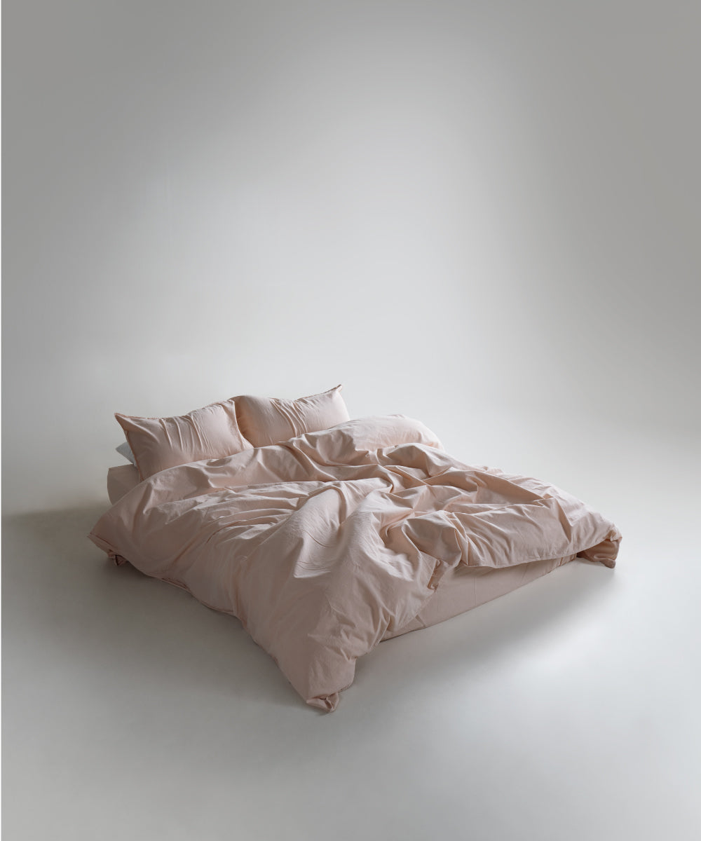 Stonewash 100% Yıkanmış Pamuk Nevresim Takımı Pristine