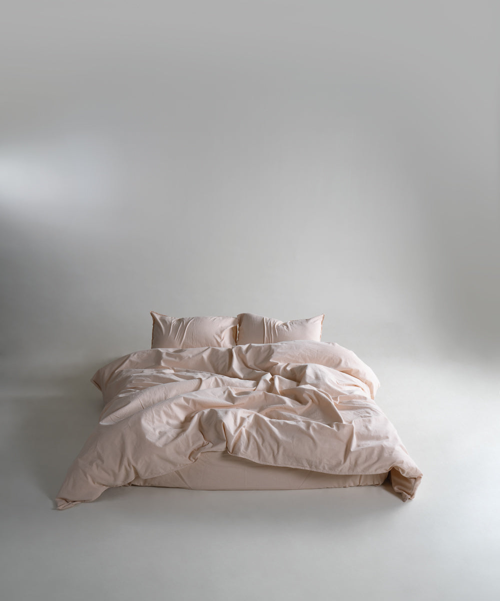 Stonewash 100% Yıkanmış Pamuk Nevresim Takımı Pristine