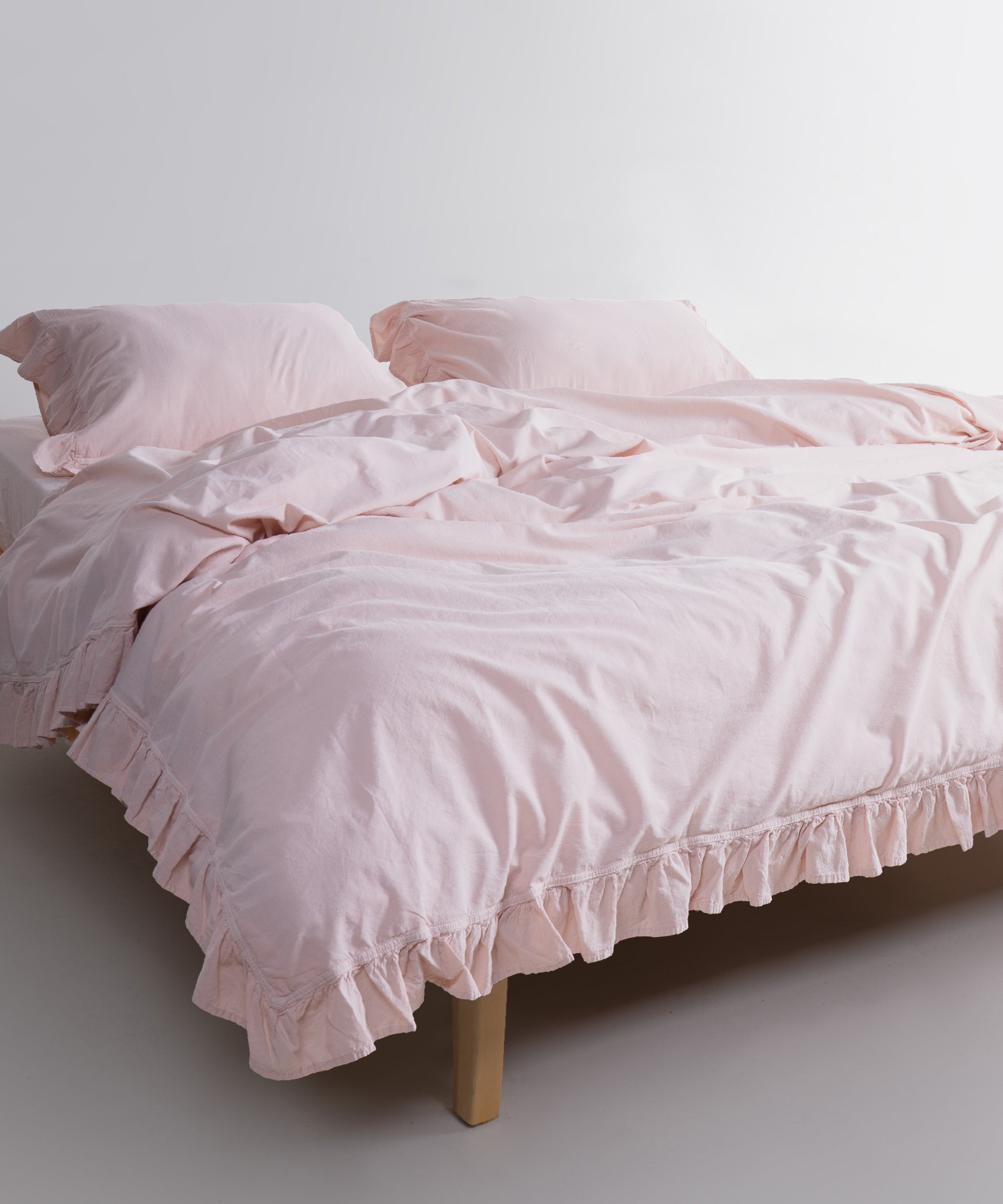 Exclusive Stonewash 100% Yıkanmış Pamuk Nevresim Seti Pristine