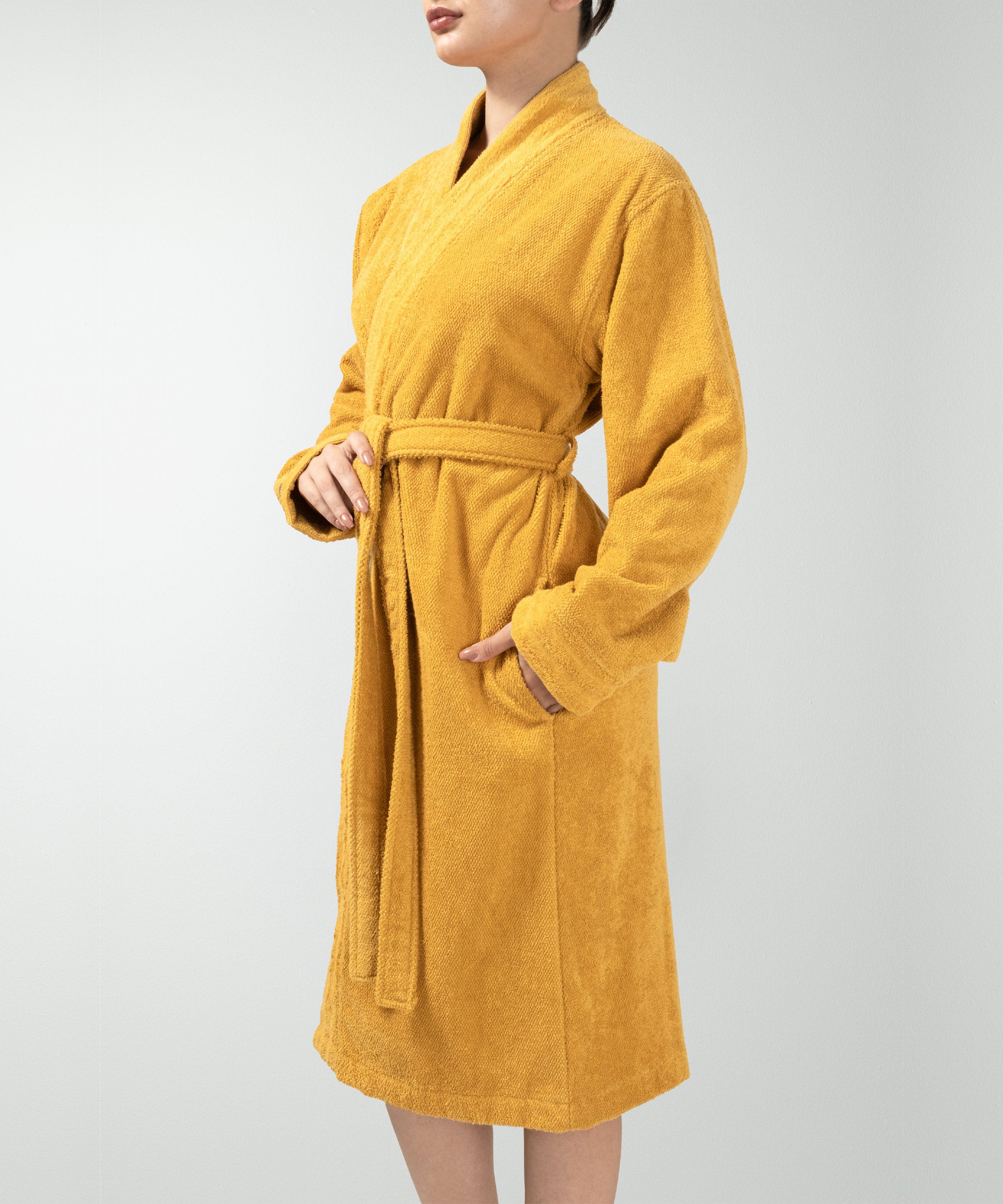 Lapis - Unisex Bornoz Mustard
