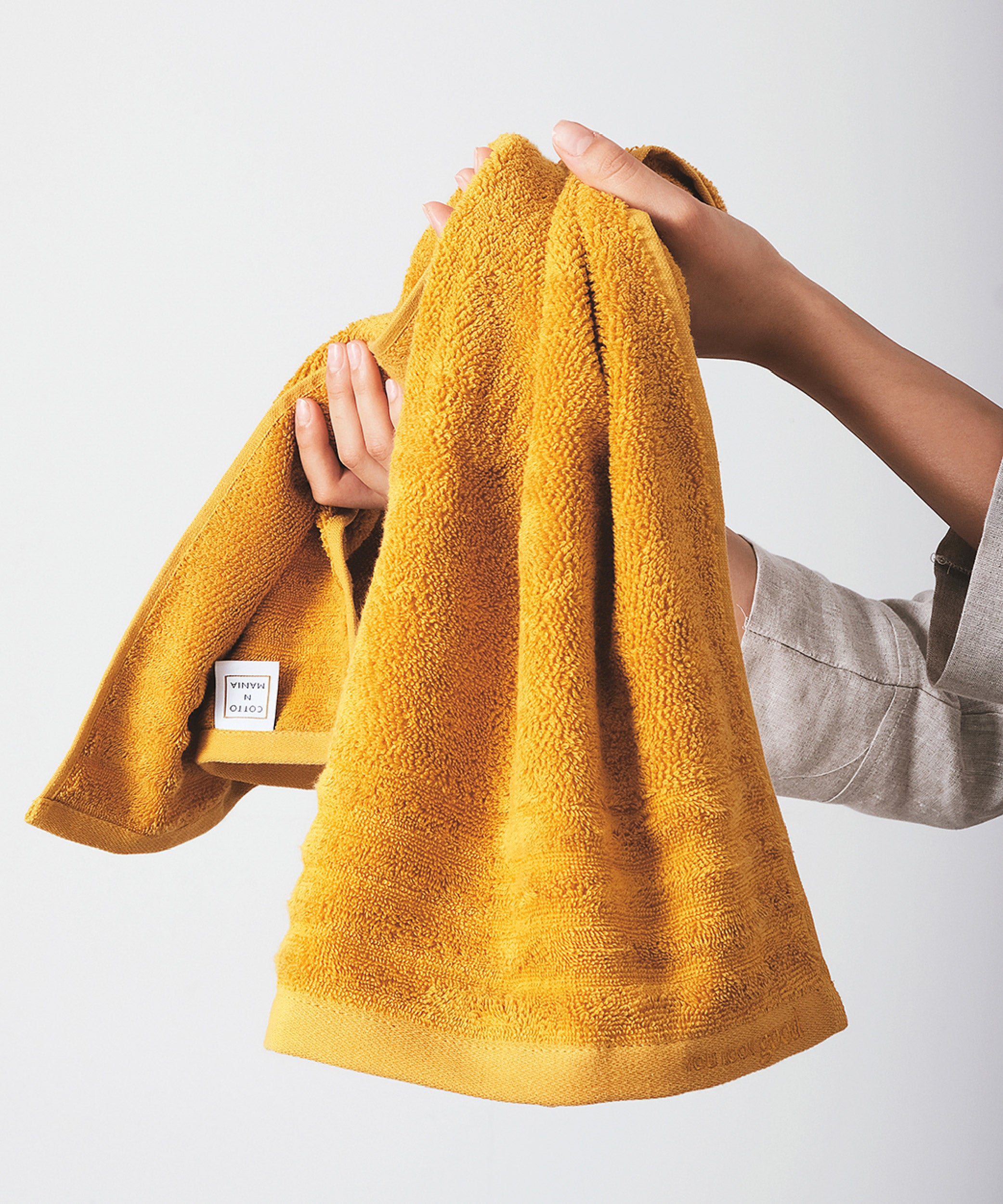 Lapis- 50x90 cm 2’li Havlu Seti - Mustard