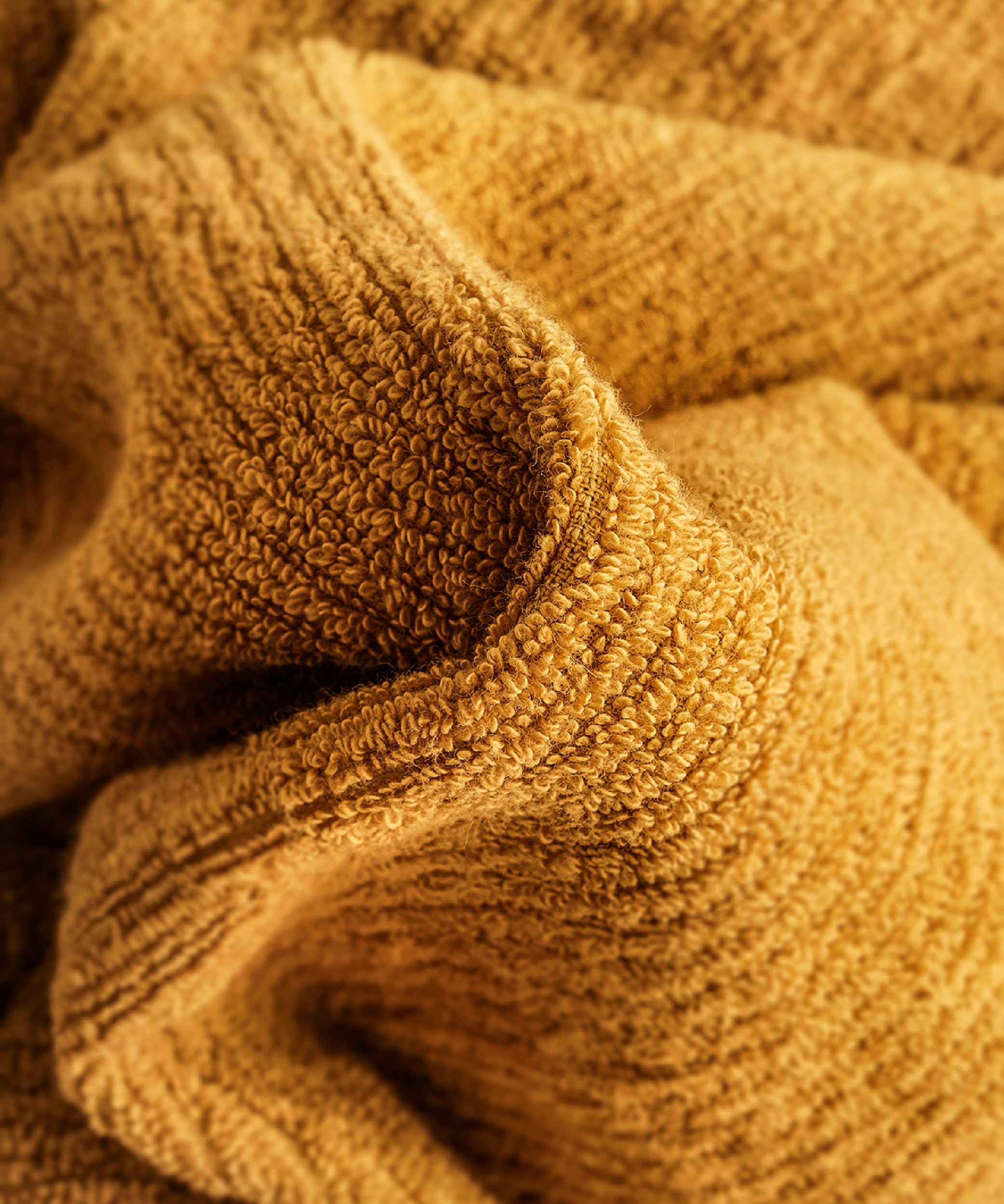 Pana Set - 50x90cm 1 Havlu + 70x140cm 1 Havlu Mustard