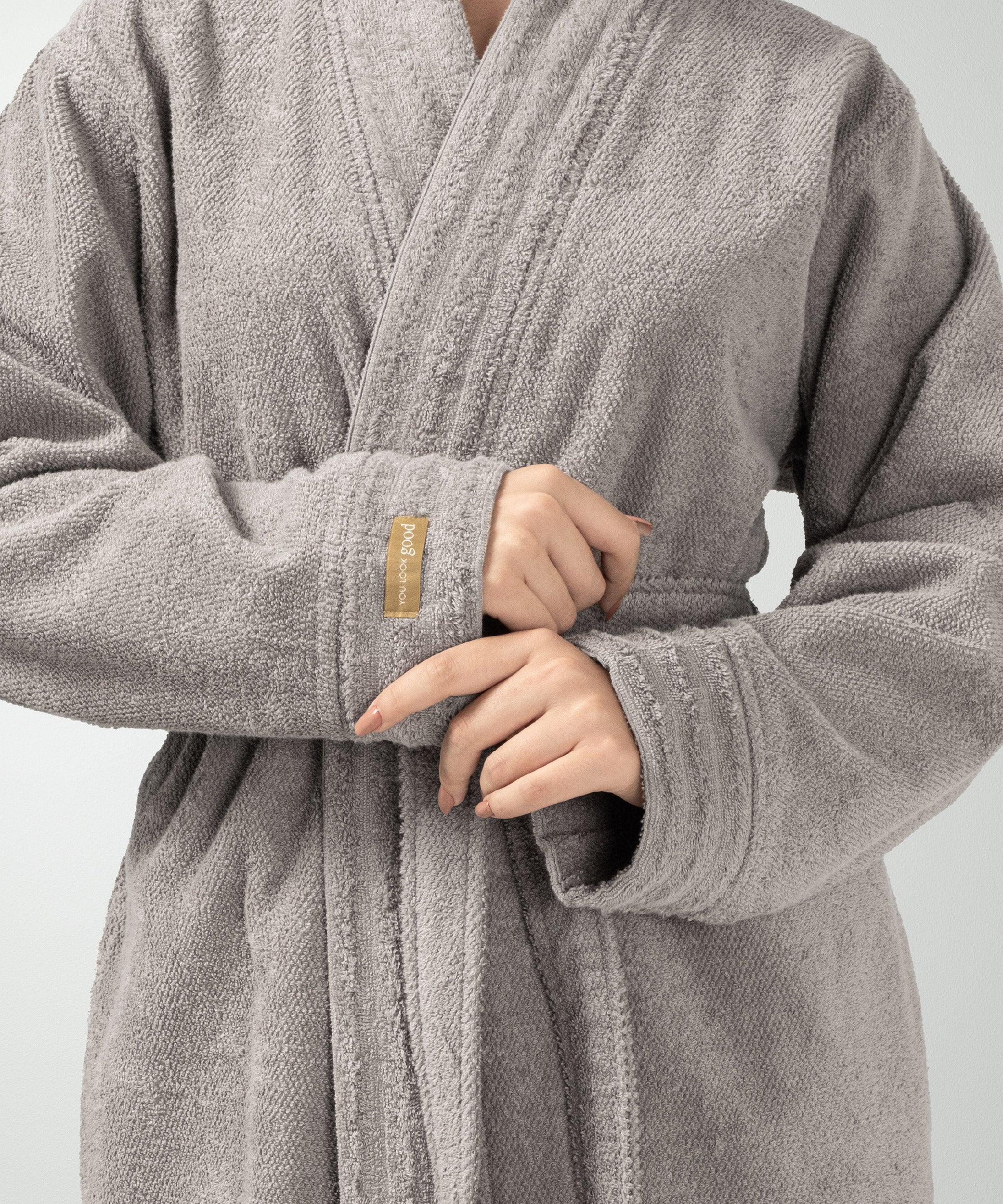 Lapis - Unisex Bornoz Grey