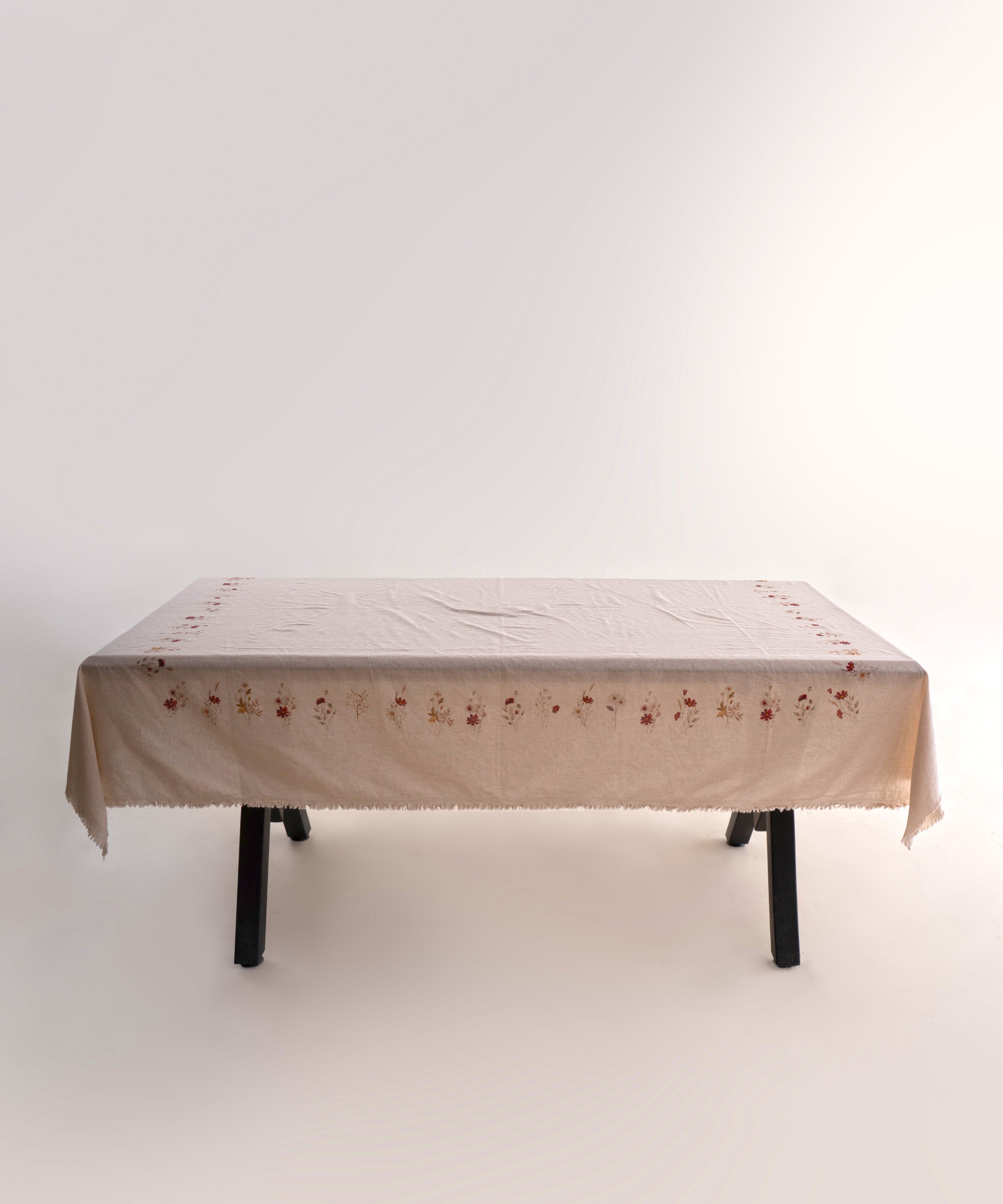 Brise Printanière %100 Pamuk Garment Wash Masa Örtüsü - 140X200cm