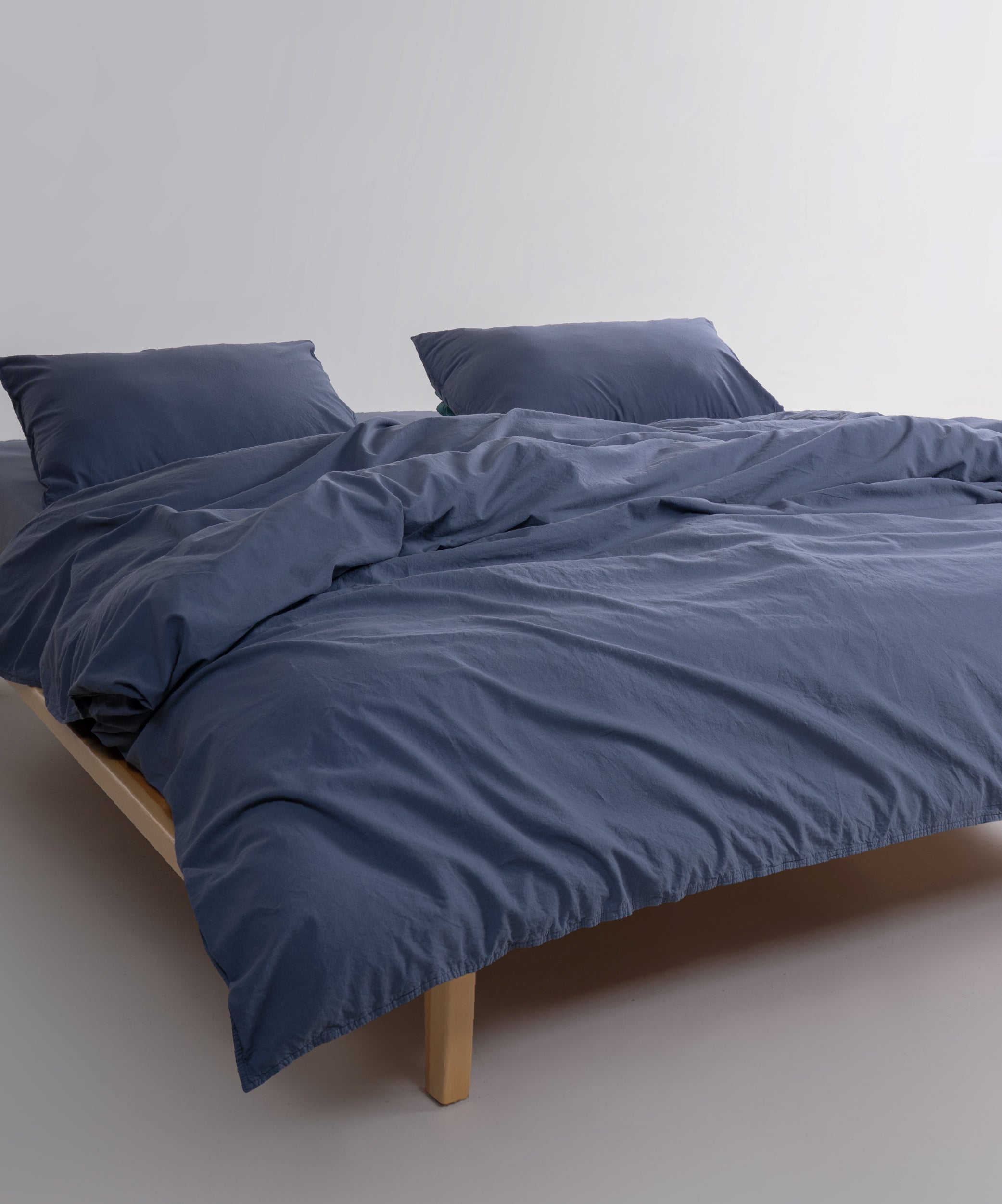 Ephesus Stonewash 100% Yıkanmış Pamuk Nevresim Seti Natural Grey