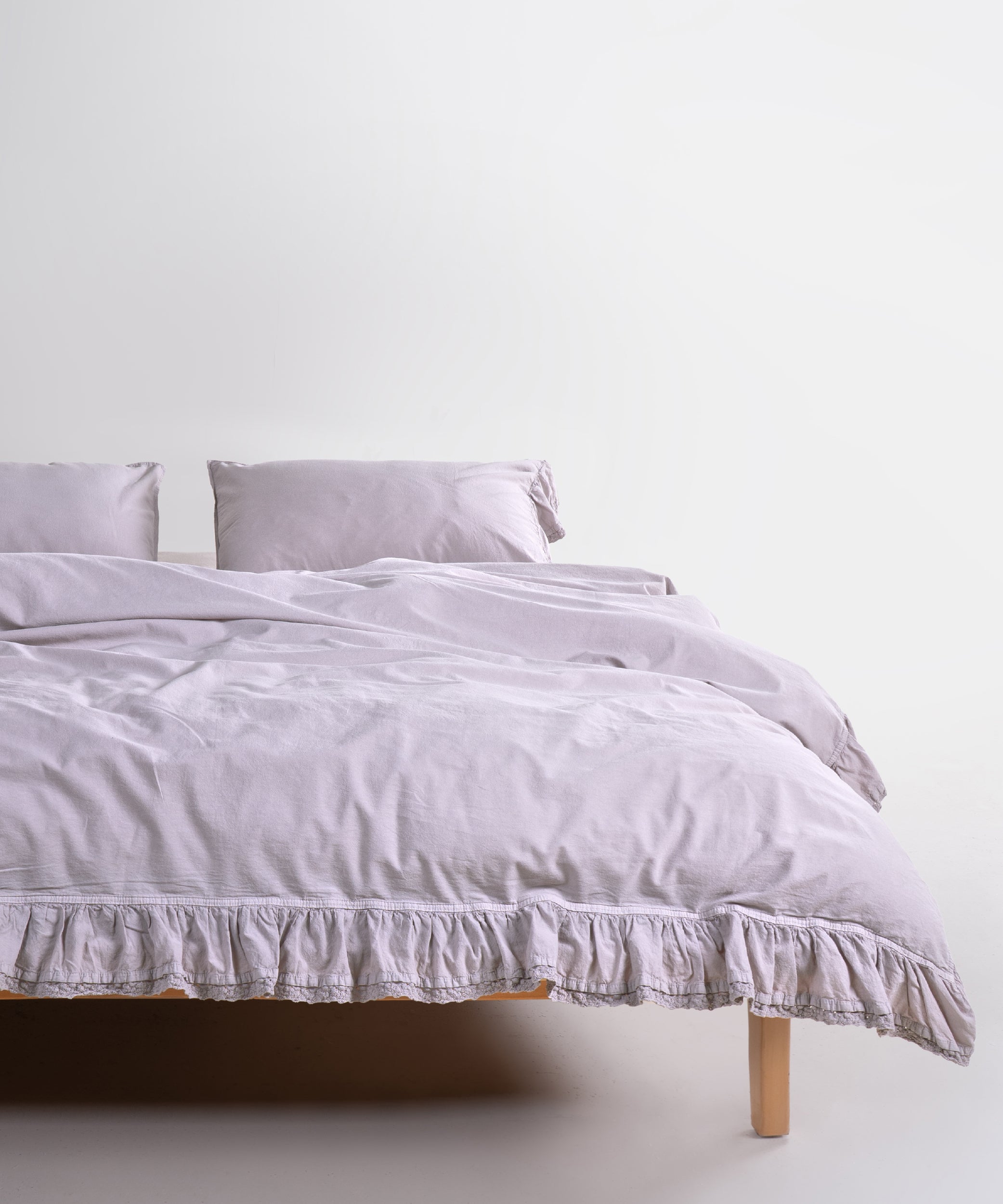 Sicilia Opal Grey %100 Pamuk Nevresim Takımı – Stonewashed | Limasso