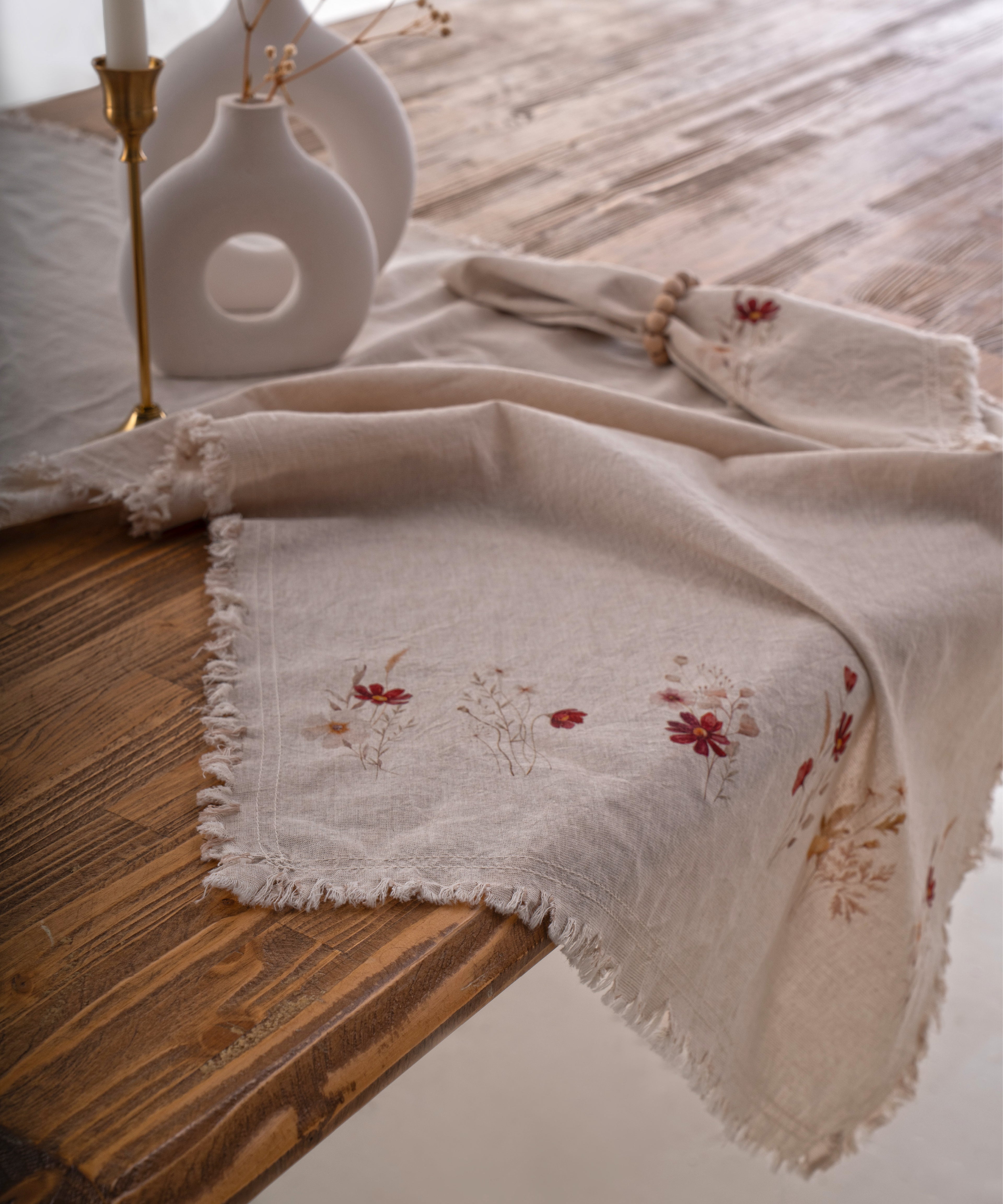 Brise Printanière %100 Pamuk Garment Wash Runner 2&