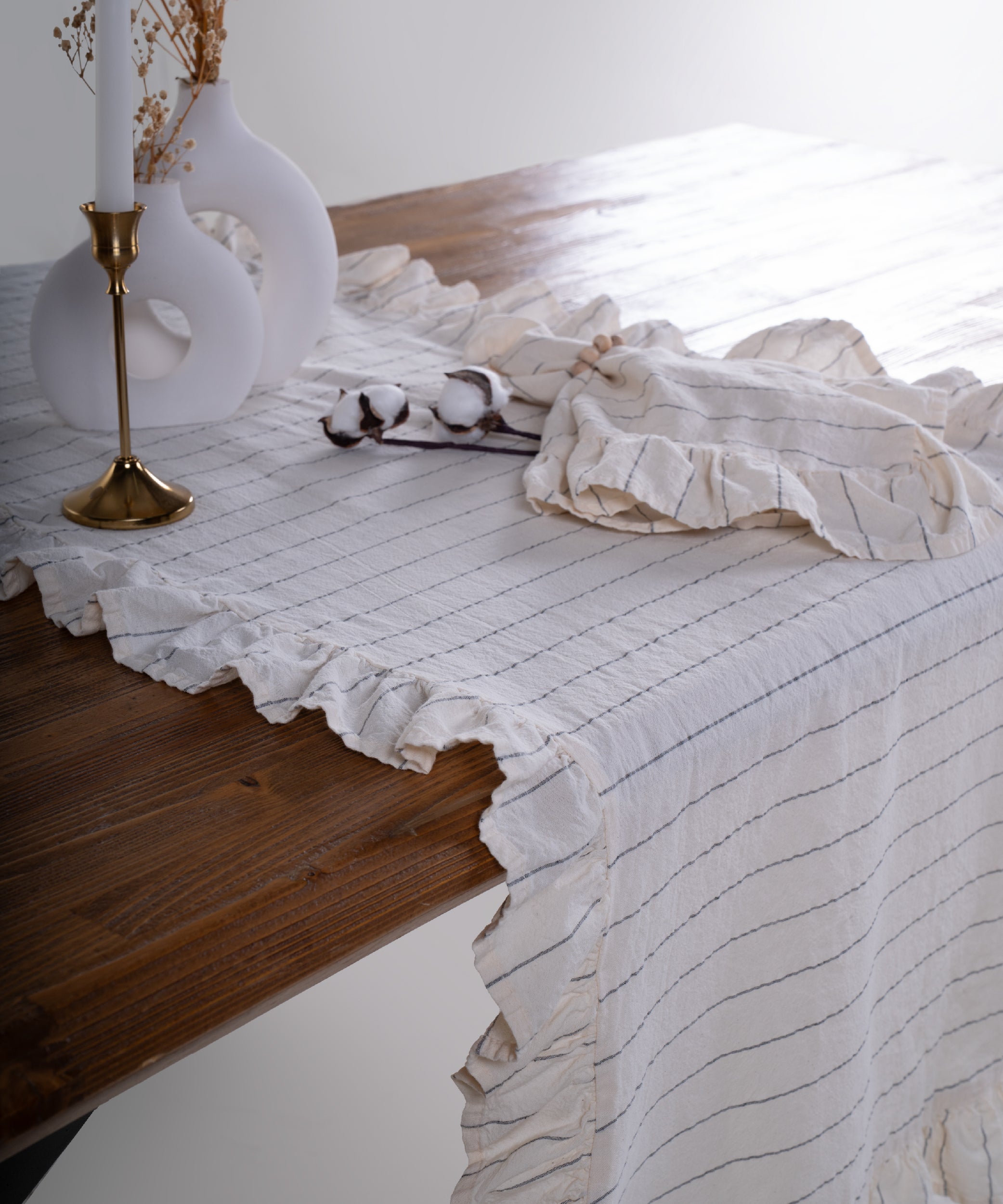Leila %100 Pamuk Garment Wash Runner 2&