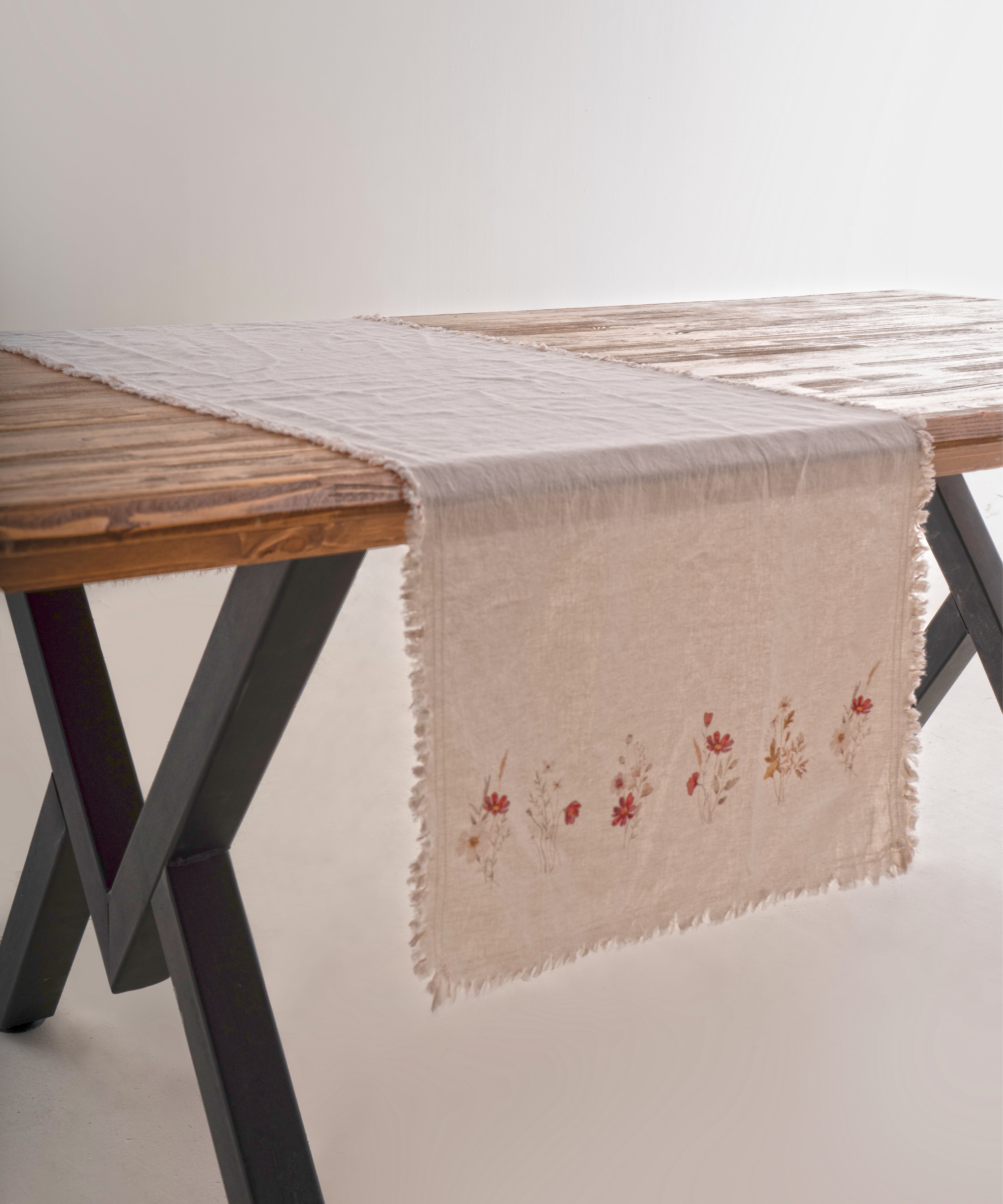 Brise Printanière %100 Pamuk Garment Wash Runner 2&