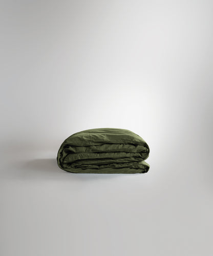 Stonewash 100% Yıkanmış Pamuk Nevresim Capulet Olive