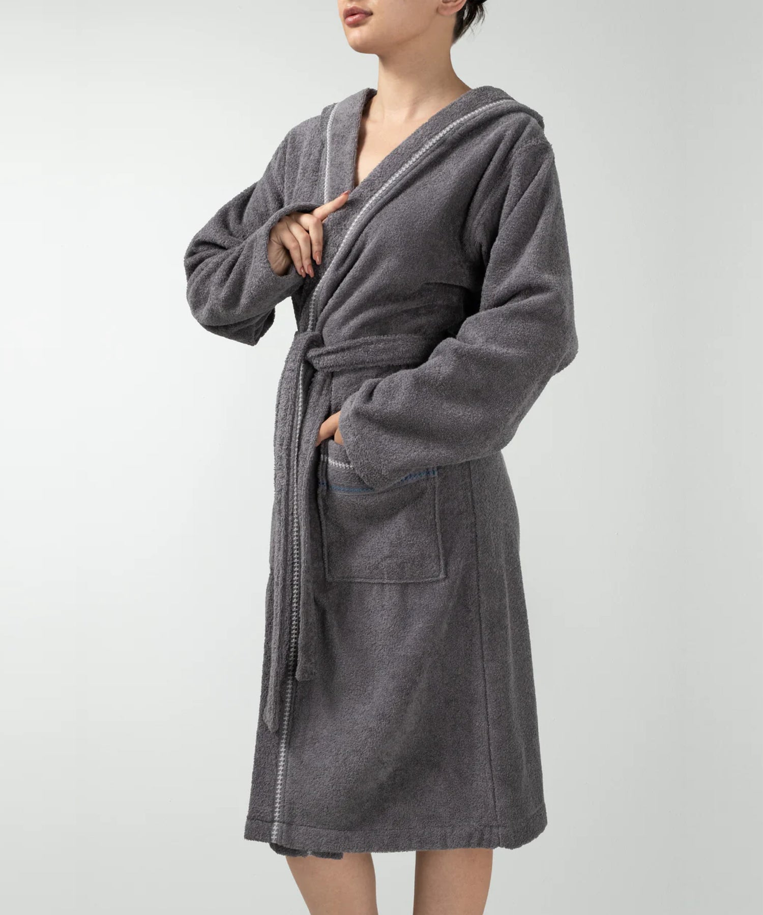 Profundo  - Unisex Bornoz Grey