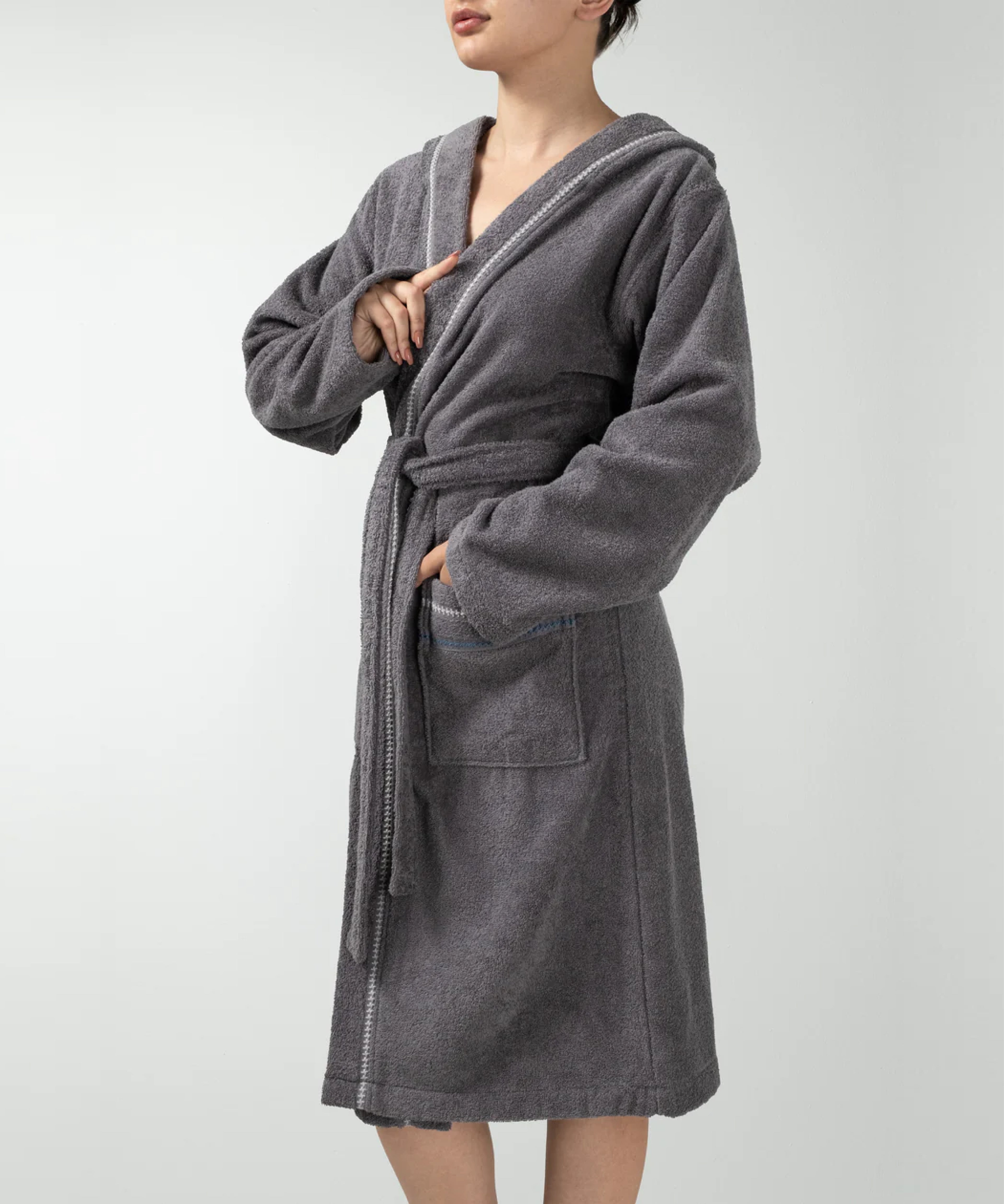 Profundo  - Unisex Bornoz Grey