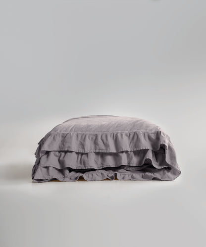 Stonewash 100% Yıkanmış Pamuk Exclusive Nevresim Opal Grey