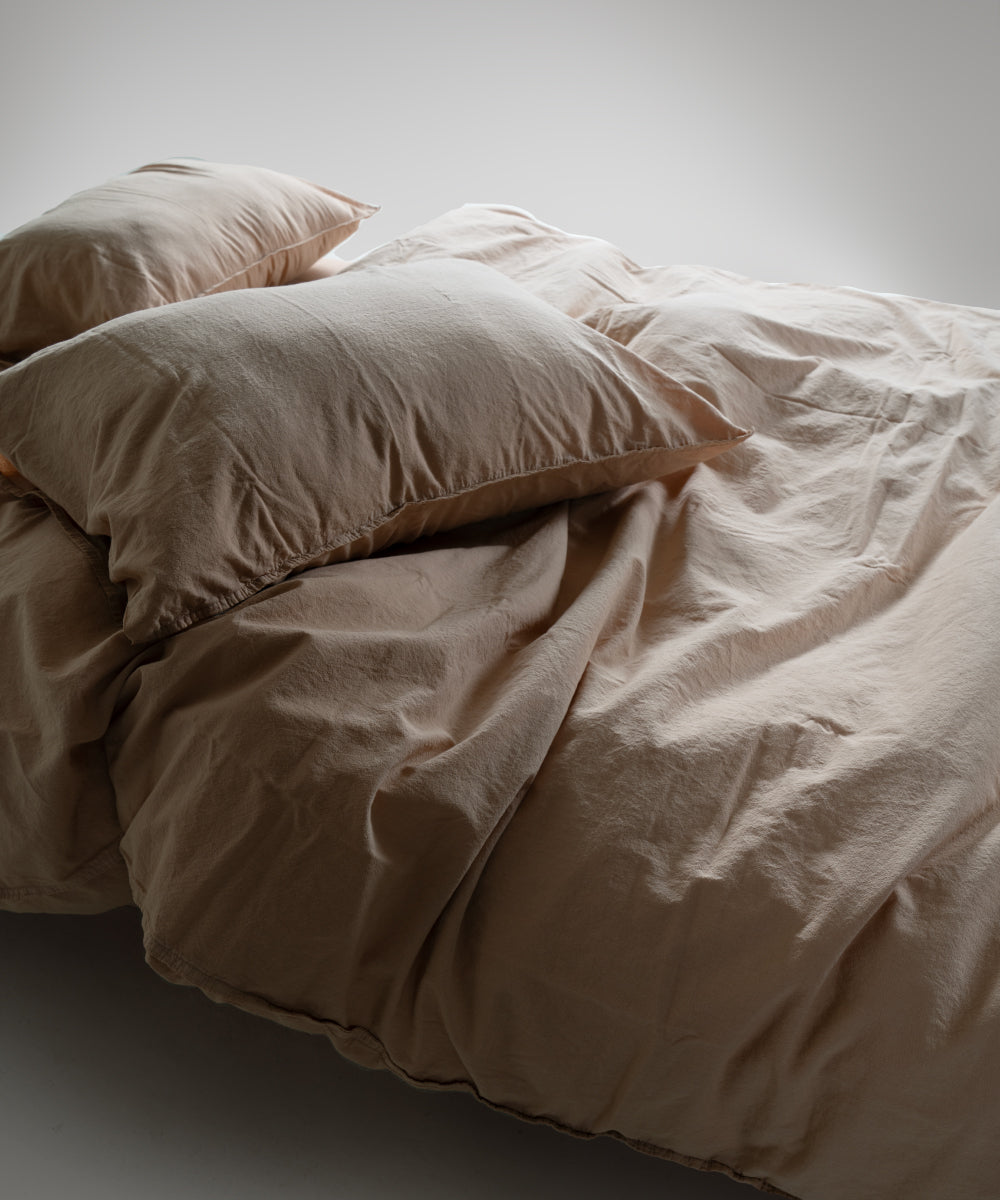 Stonewash 100% Yıkanmış Pamuk Nevresim Takımı Akdeniz Beji