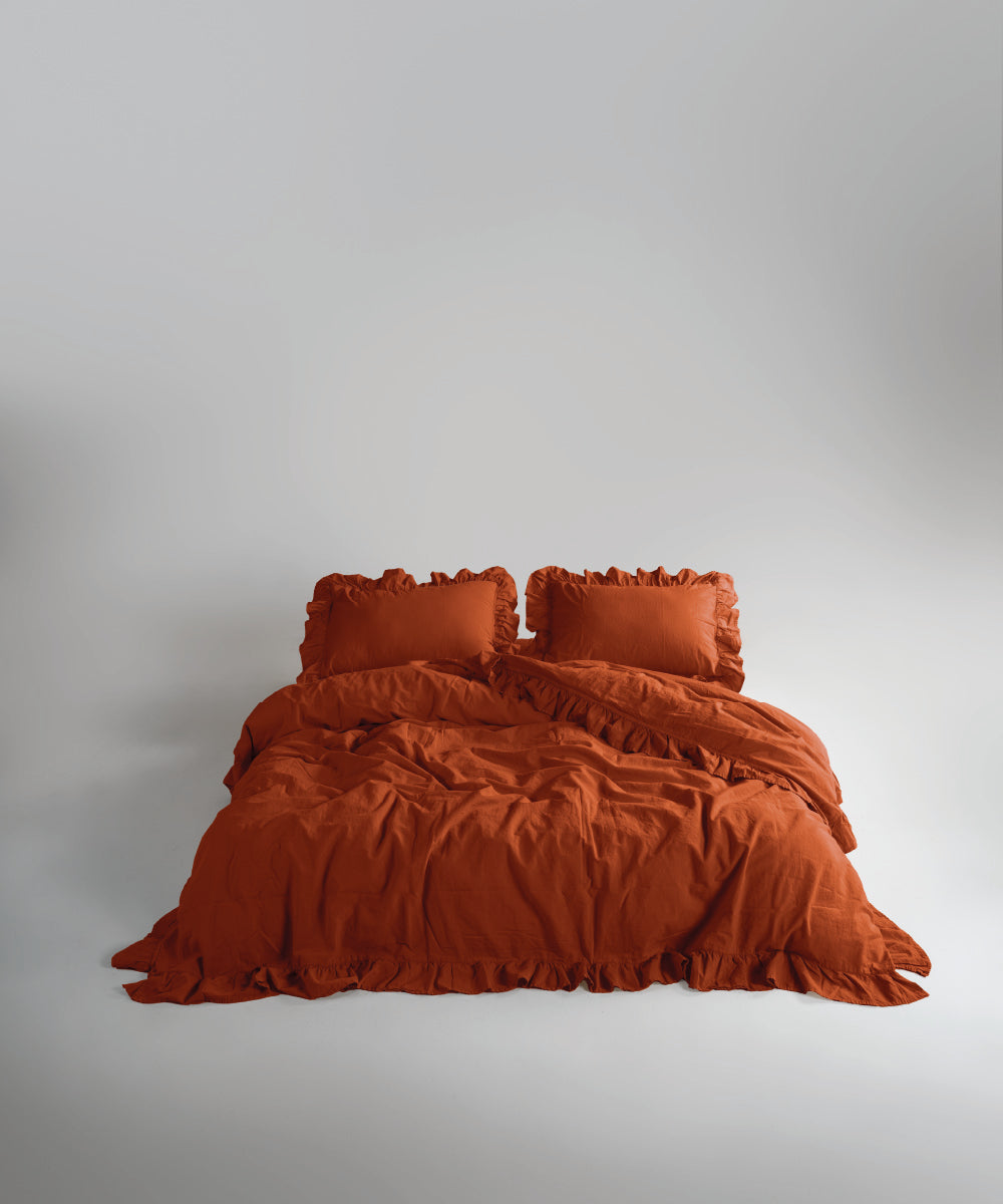 Stonewash 100% Yıkanmış Pamuk Exclusive Yastık Kılıfı Cinnomon Stick