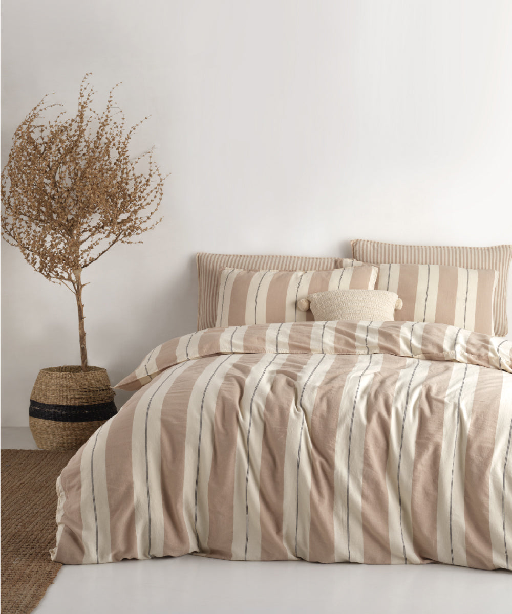 Aura Classic 100% Pamuk İpliği Boyalı Nevresim Takımı