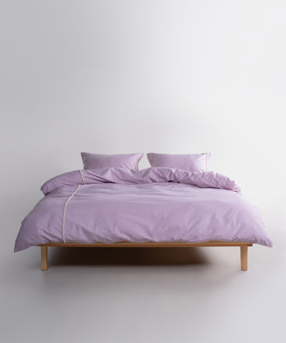 Prima %100 Pamuk El Nakışlı Nevresim Takımı - Frange Lila