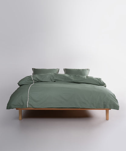 Prima %100 Pamuk El Nakışlı Nevresim Takımı - Frange Green