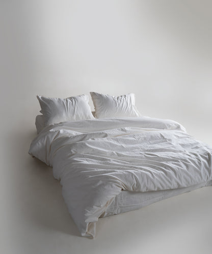 Stonewash 100% Yıkanmış Pamuk Nevresim Snow White