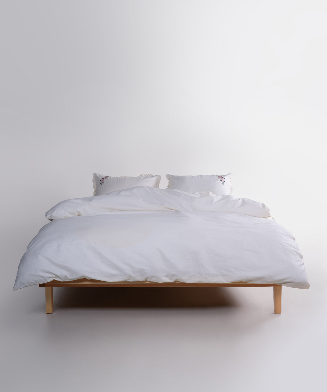 Prima %100 Pamuk El Nakışlı Nevresim Takımı - Valentino Krem