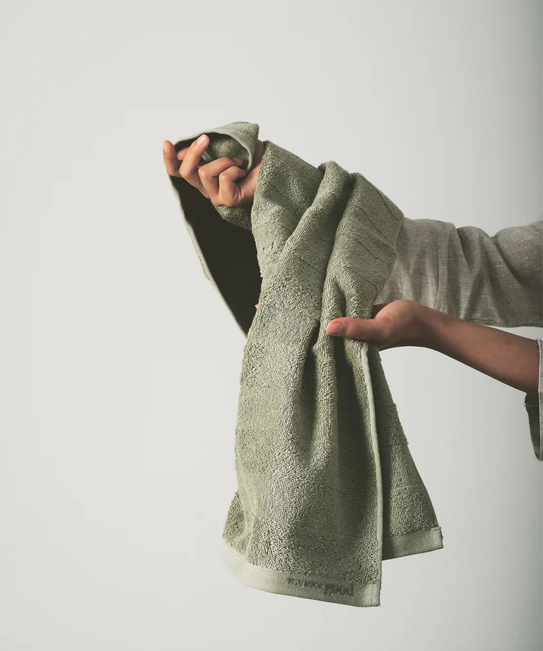 Mons- 50x90 cm 2’li Havlu Seti - Green