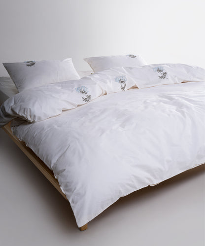 Prima %100 Pamuk El Nakışlı Nevresim Takımı - Livre Beyaz