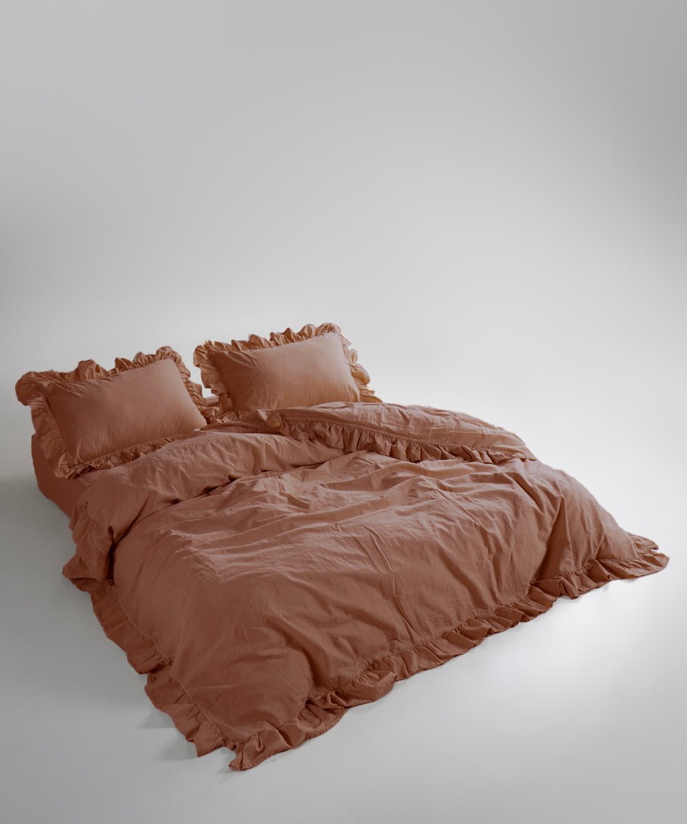 Stonewash 100% Yıkanmış Pamuk Exclusive Nevresim Commencer