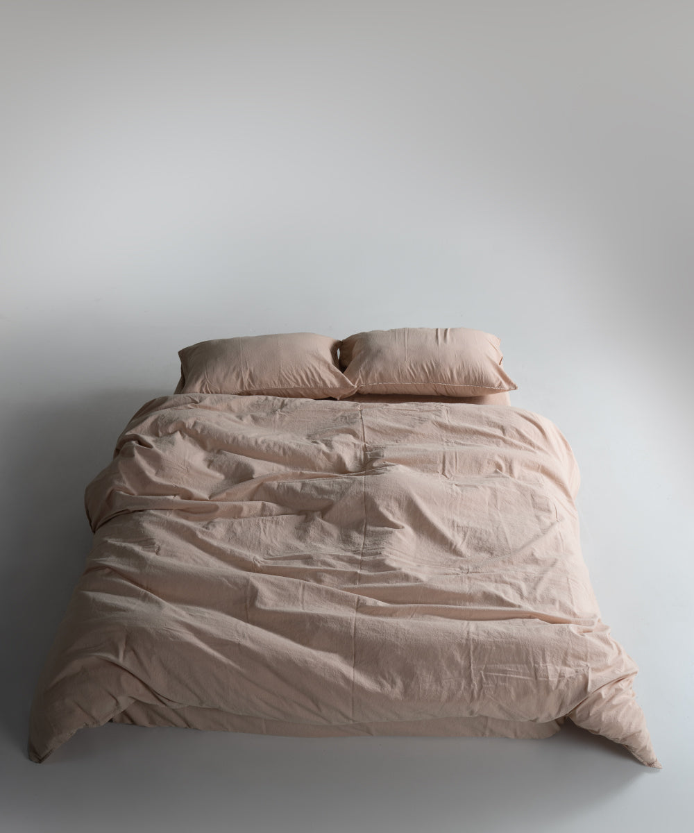 Stonewash 100% Yıkanmış Pamuk Nevresim Takımı Akdeniz Beji