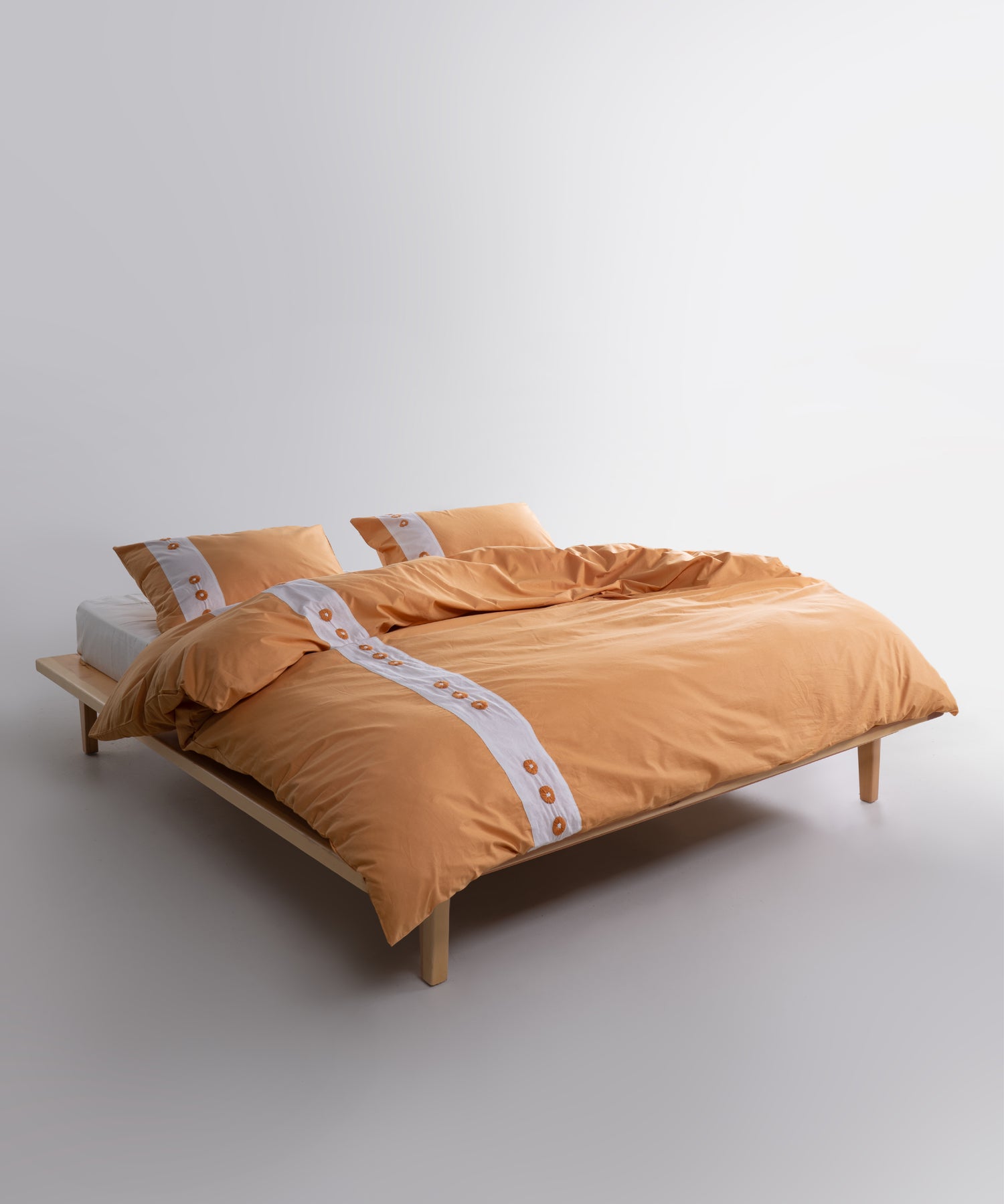 Prima %100 Pamuk El Nakışlı Nevresim Takımı - Daisy Hardal